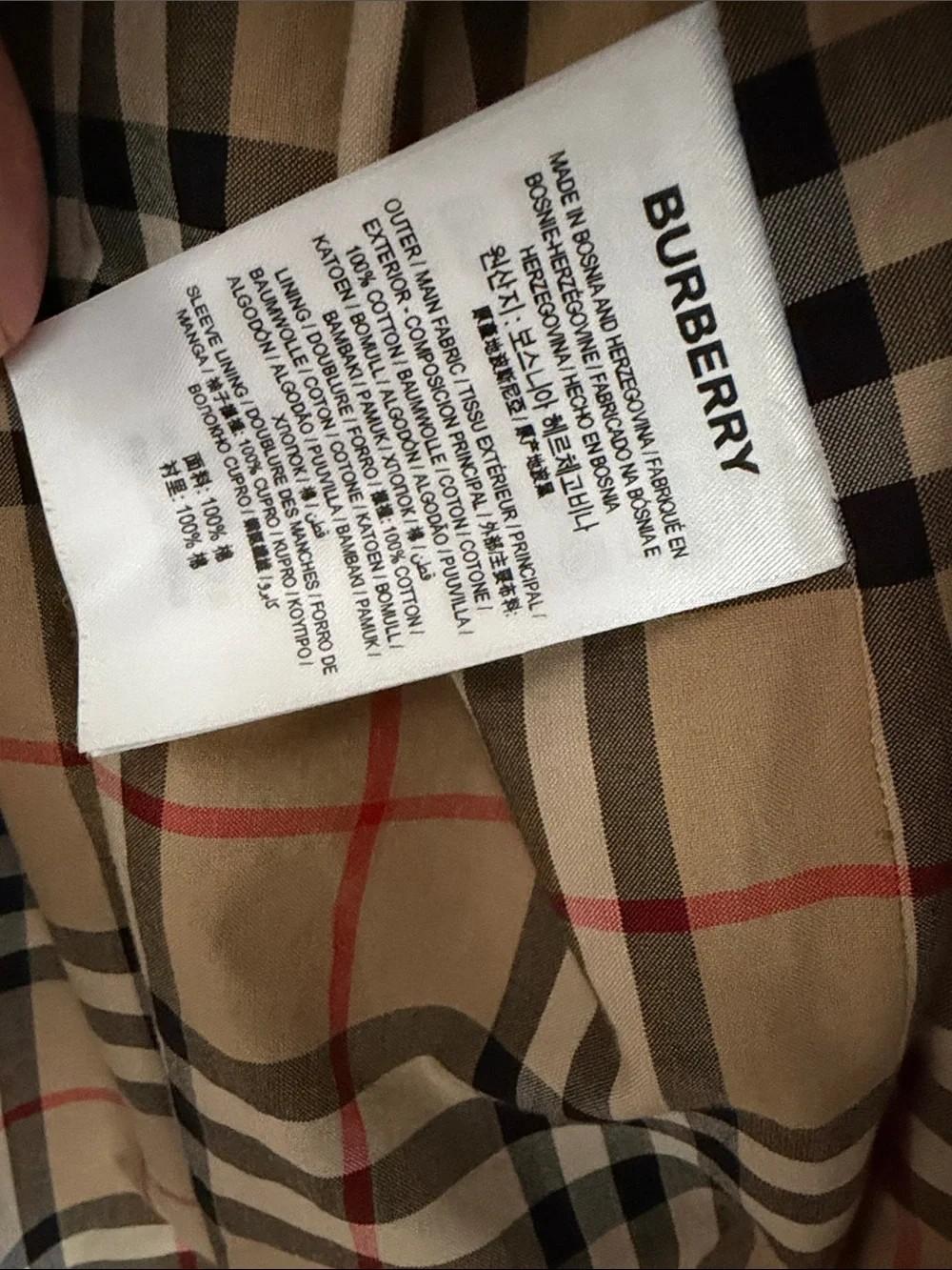 Burberry Check Lined Hooded Parka thumbnail 3