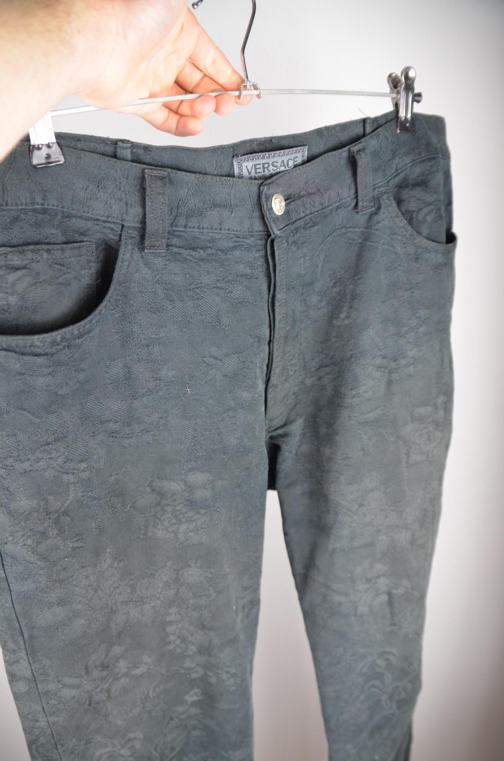 Versace mens Black Jeans thumbnail 3