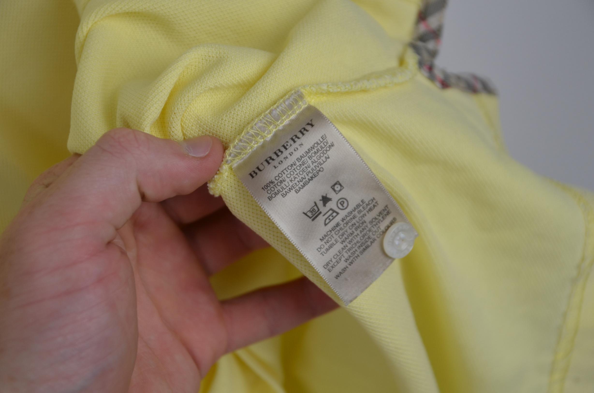 Burberry Mens Yellow T-shirts thumbnail 4