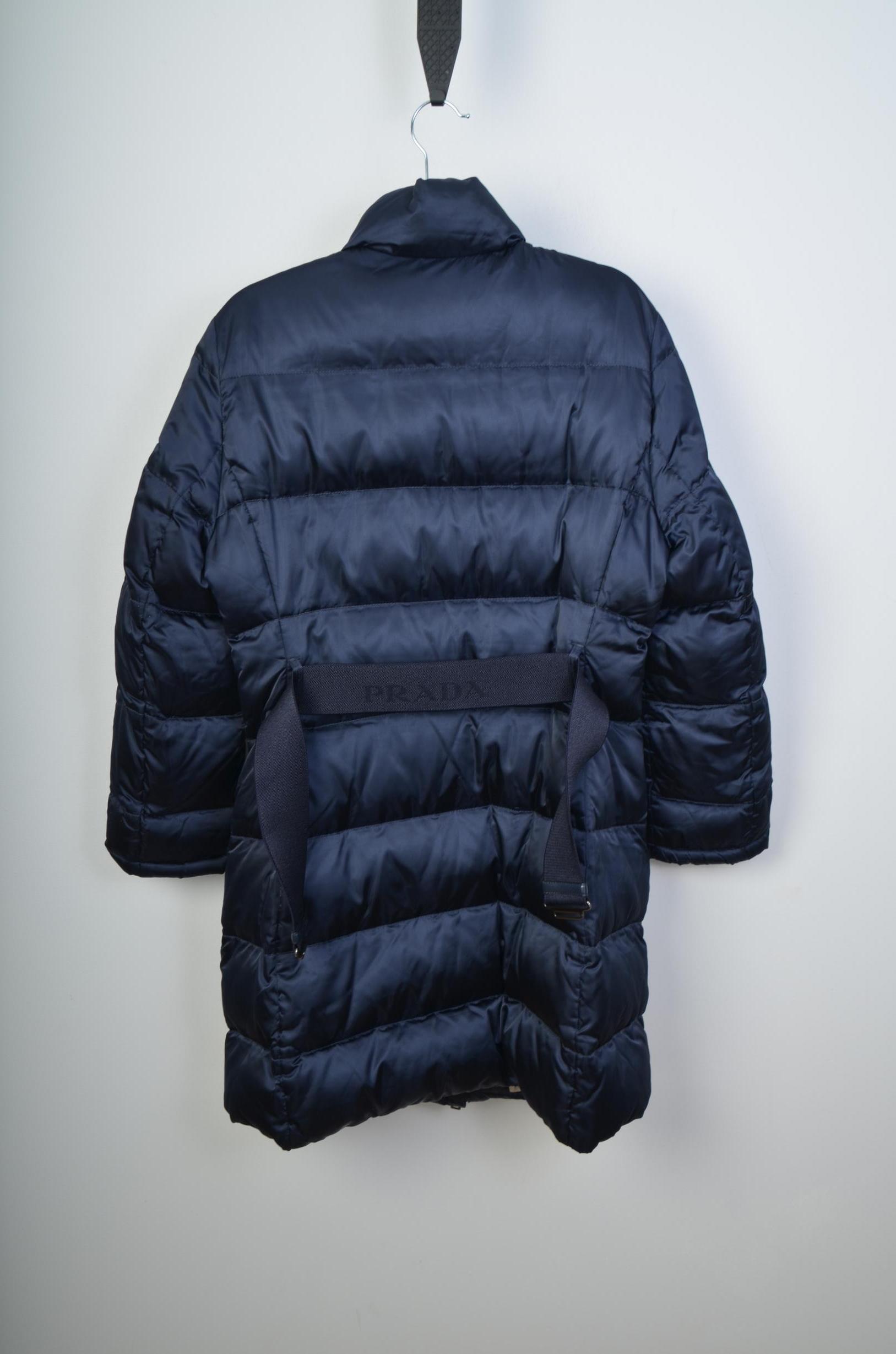 Prada Navy Blue Puffer Jackets thumbnail 2