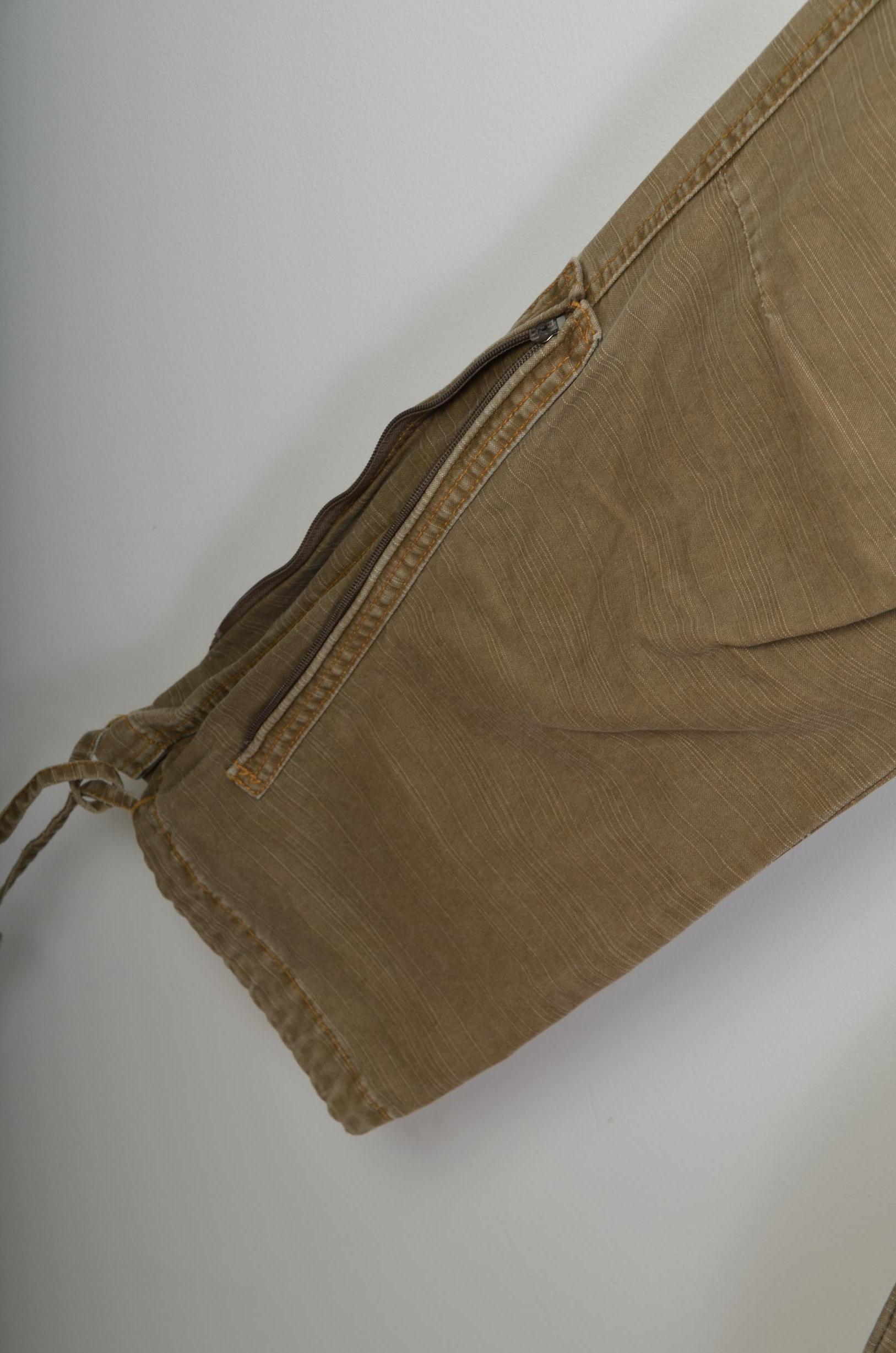Vintage Korean Brown Cargo Pants thumbnail 3