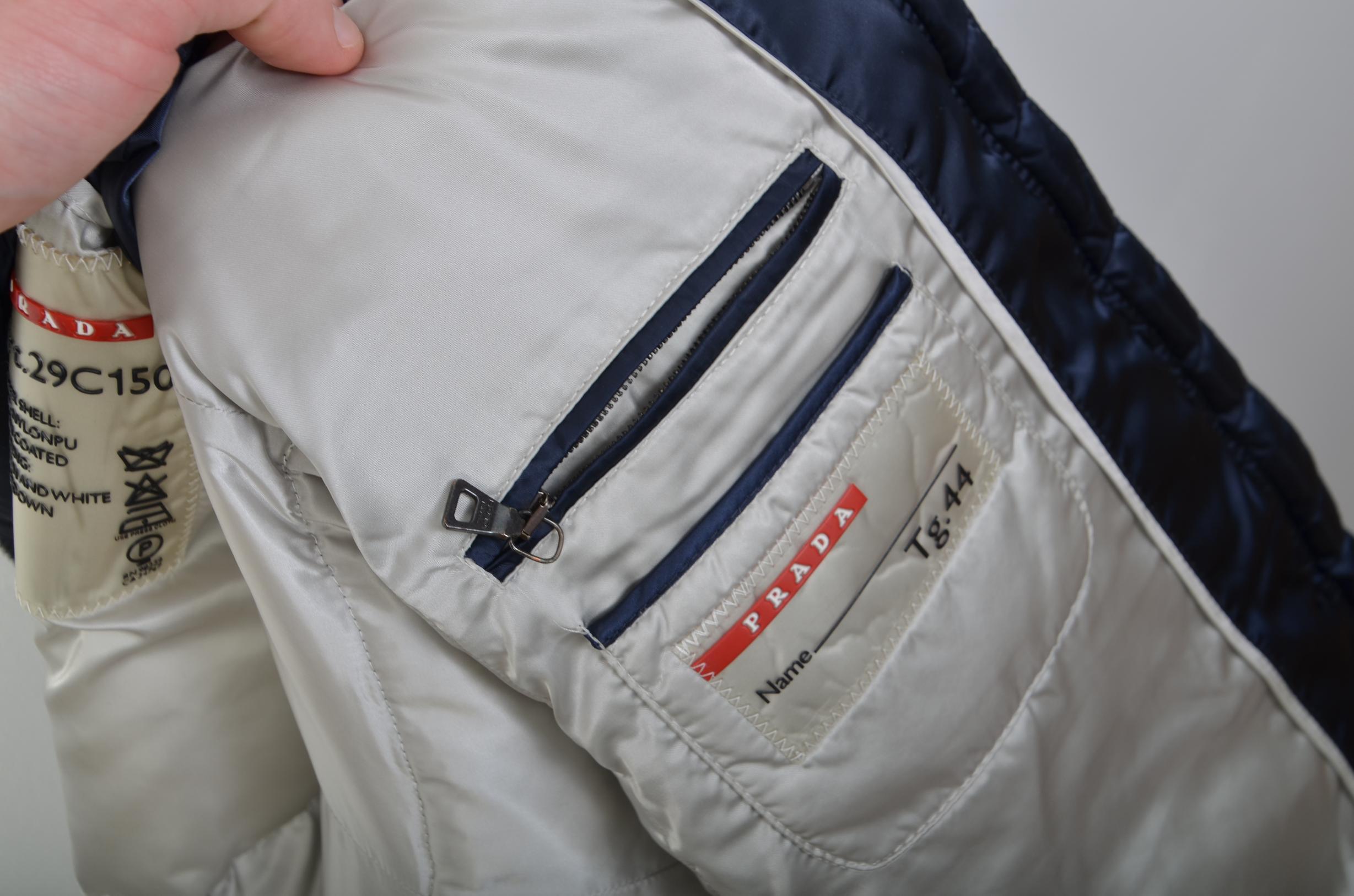 Prada Navy Blue Puffer Jackets thumbnail 7