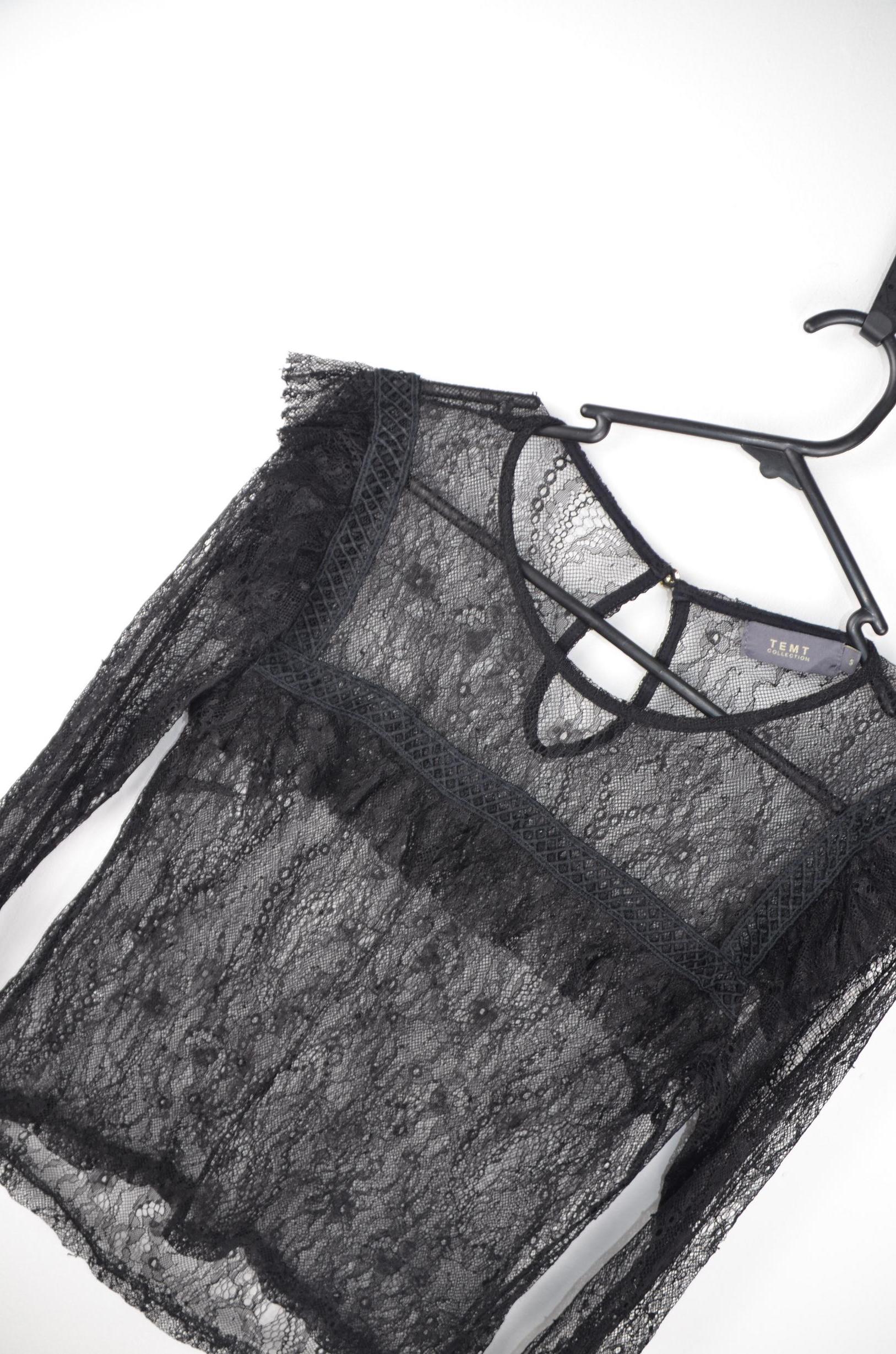 TEMT COLLECTION womens Black Blouse thumbnail 3