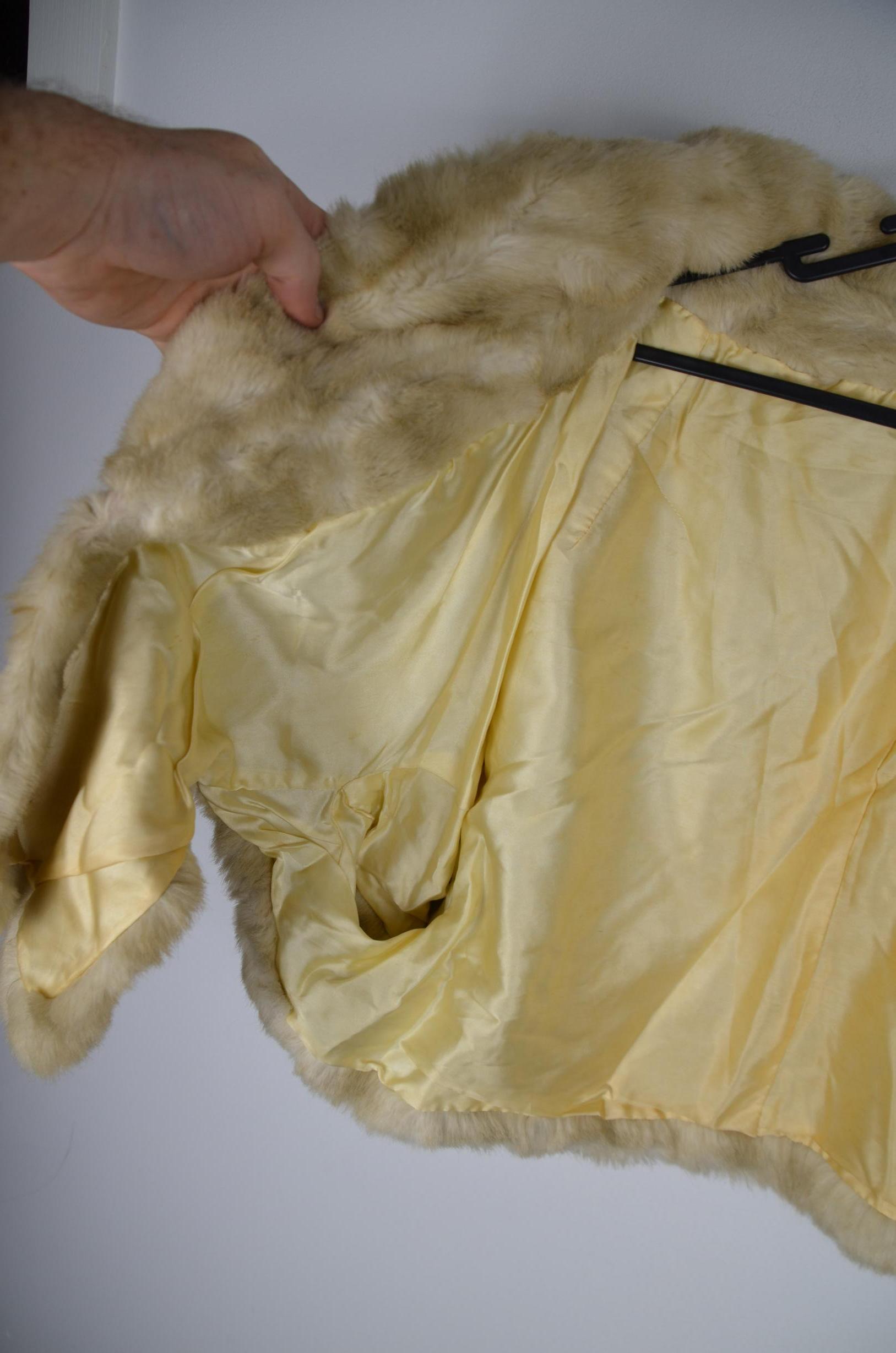 Tissavel Brown Faux Fur Cape thumbnail 5