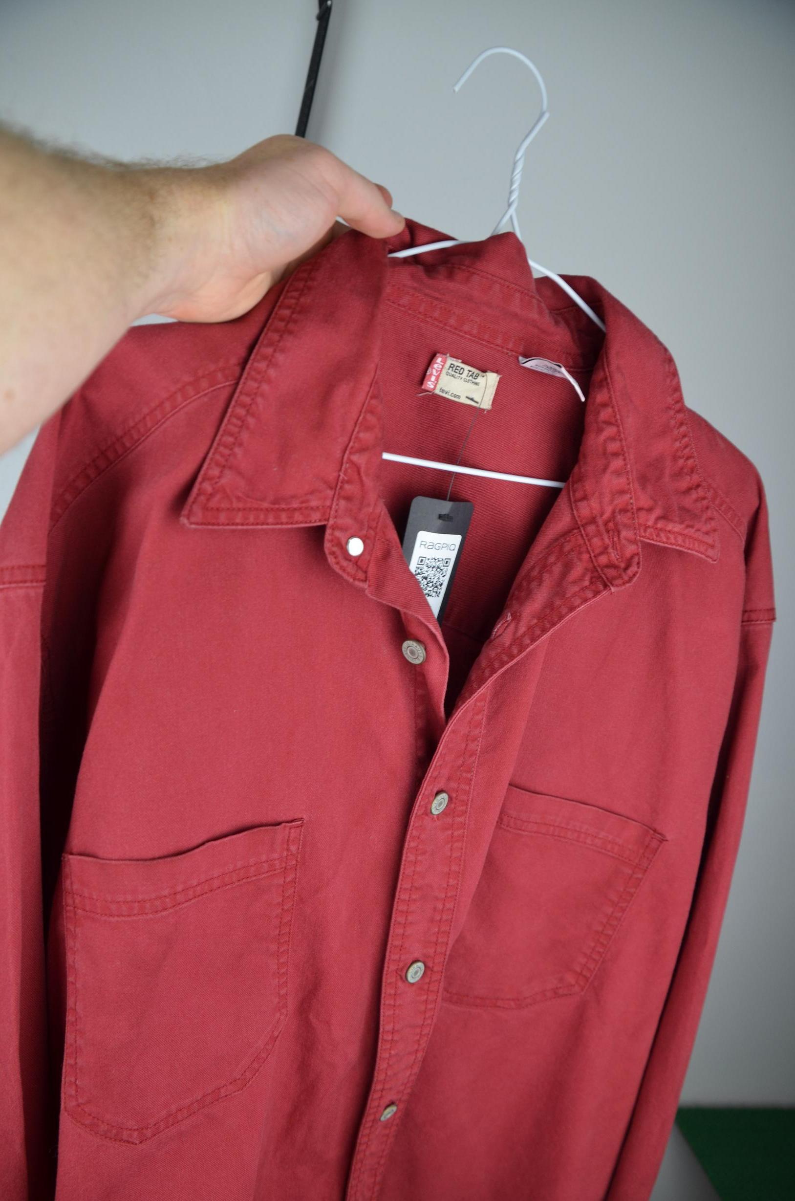 Levis Mens Red Casual Shirts thumbnail 3