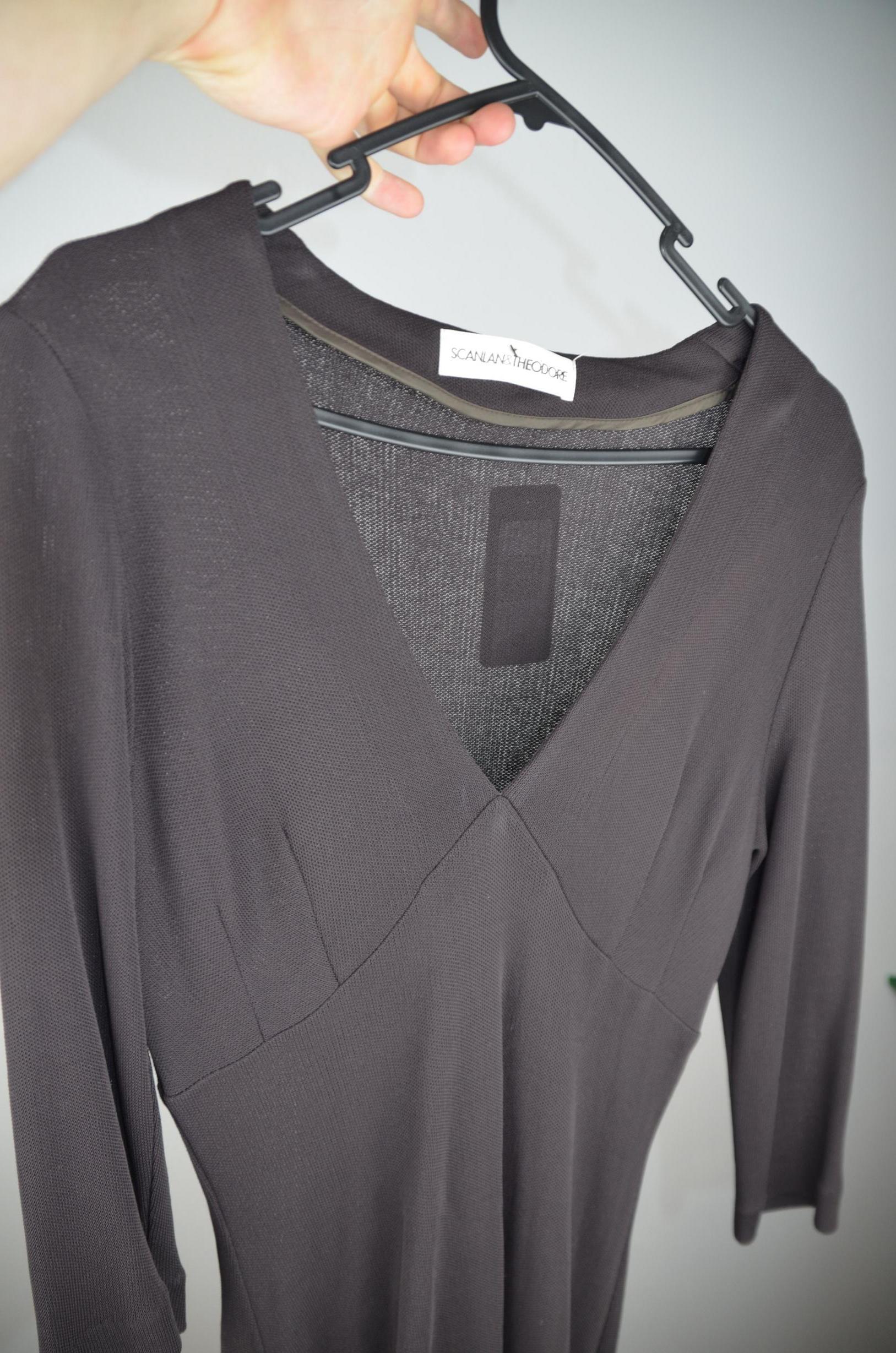 Scanlan & Theodore womens Black Slip Dress thumbnail 3