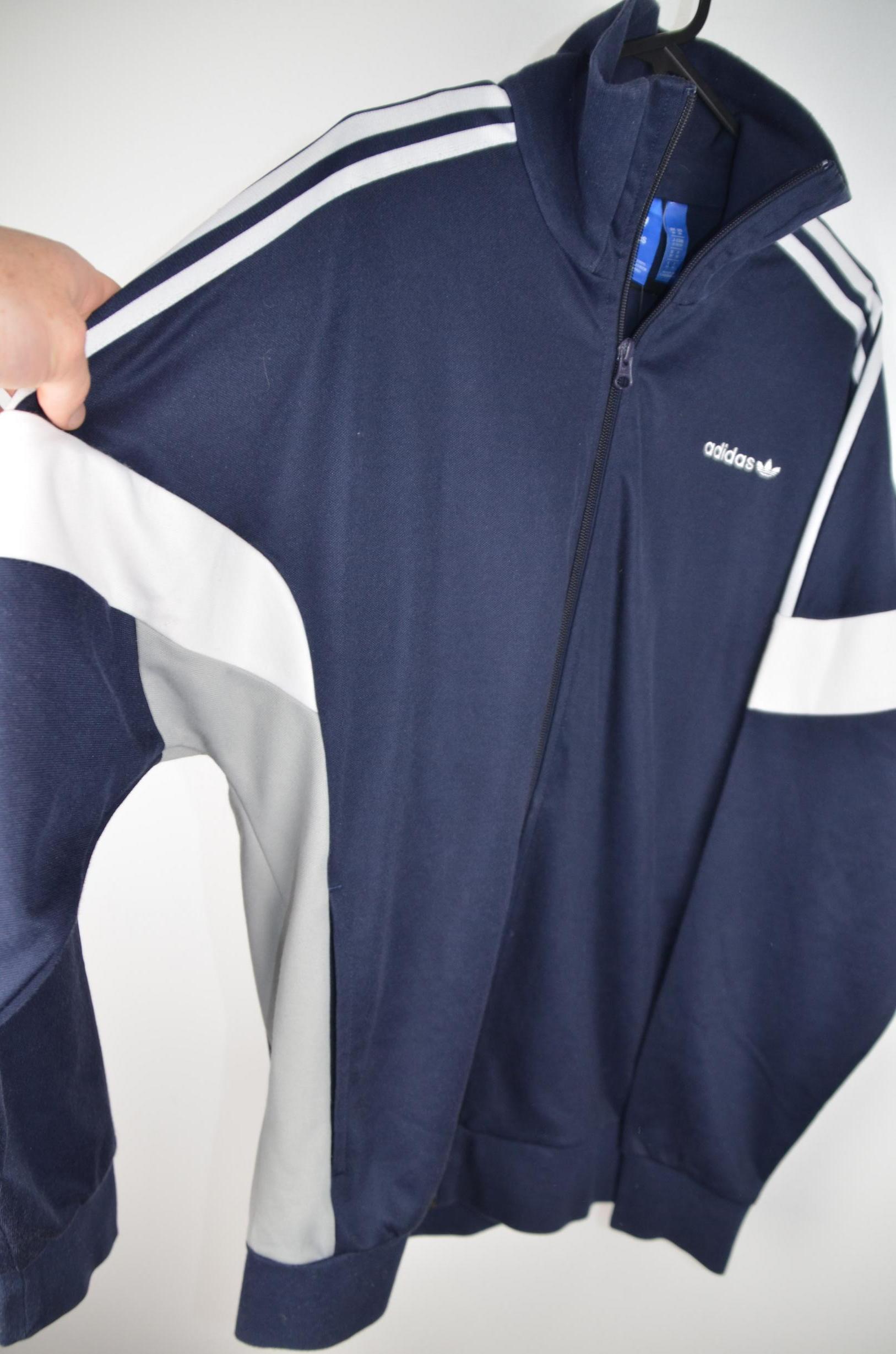 adidas Blue Bomber Jackets thumbnail 3