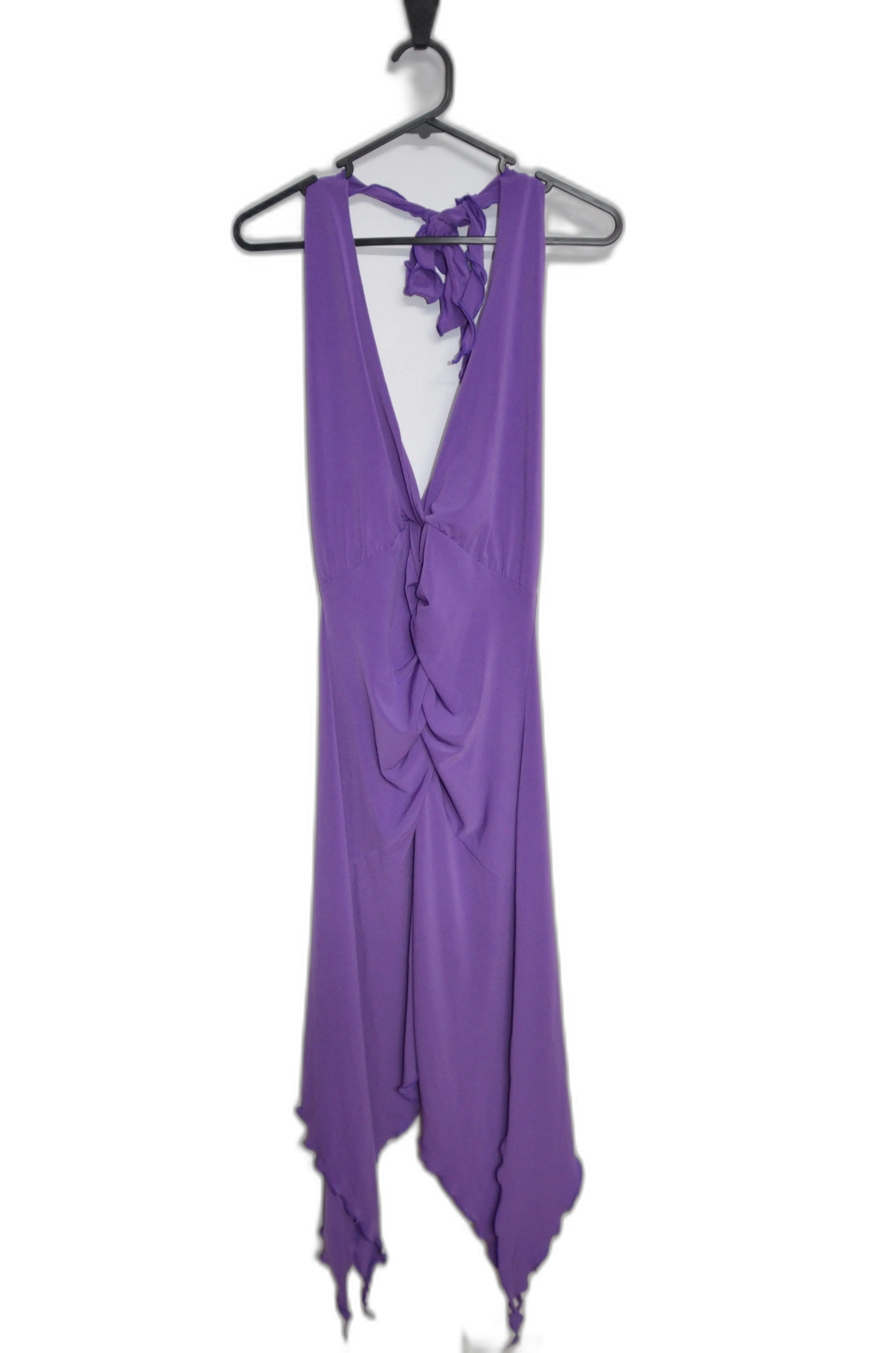 Quba womens Purple Sleeveless Dress