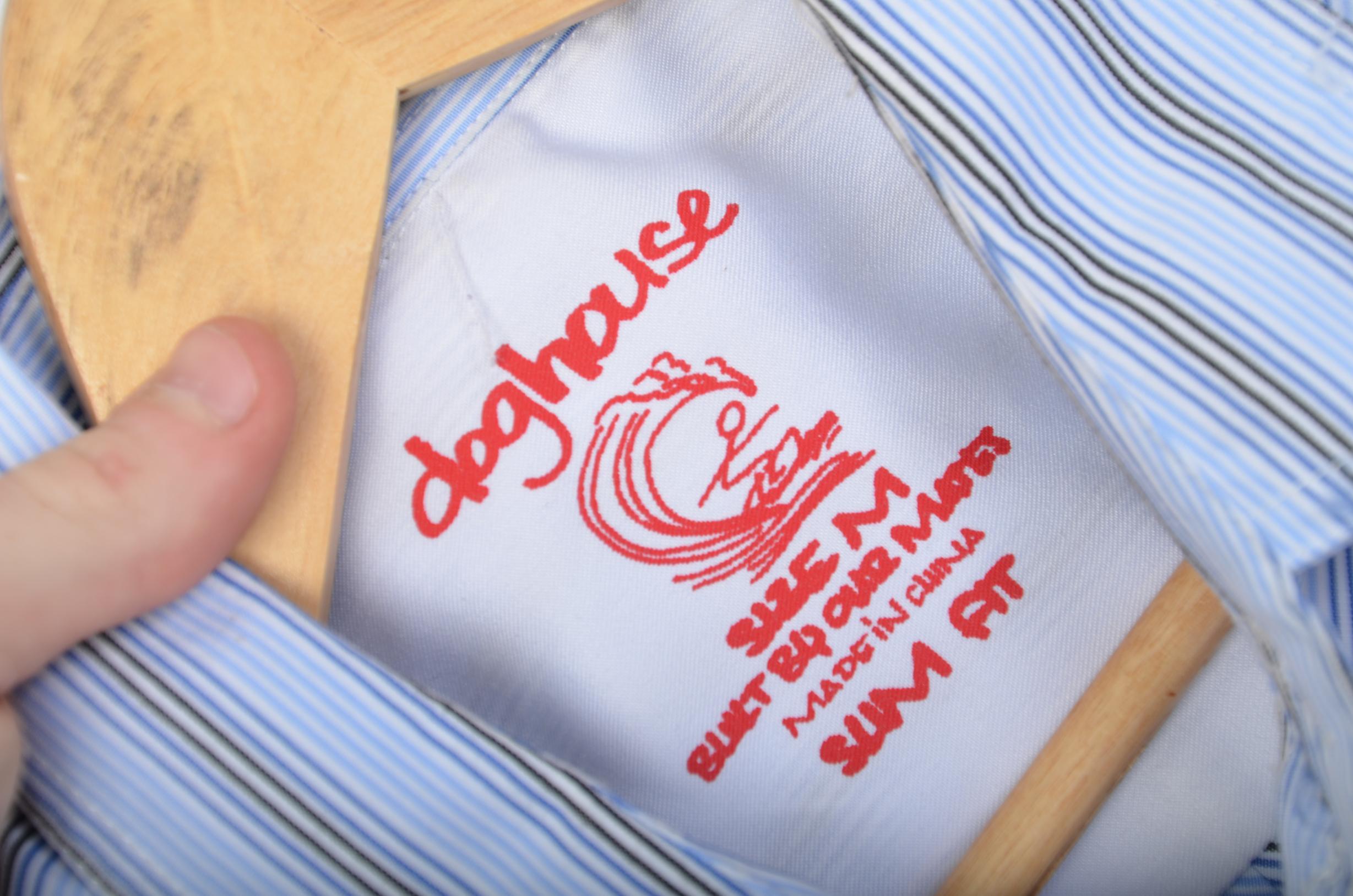 Doghouse Mens Blue Dress Shirt thumbnail 4