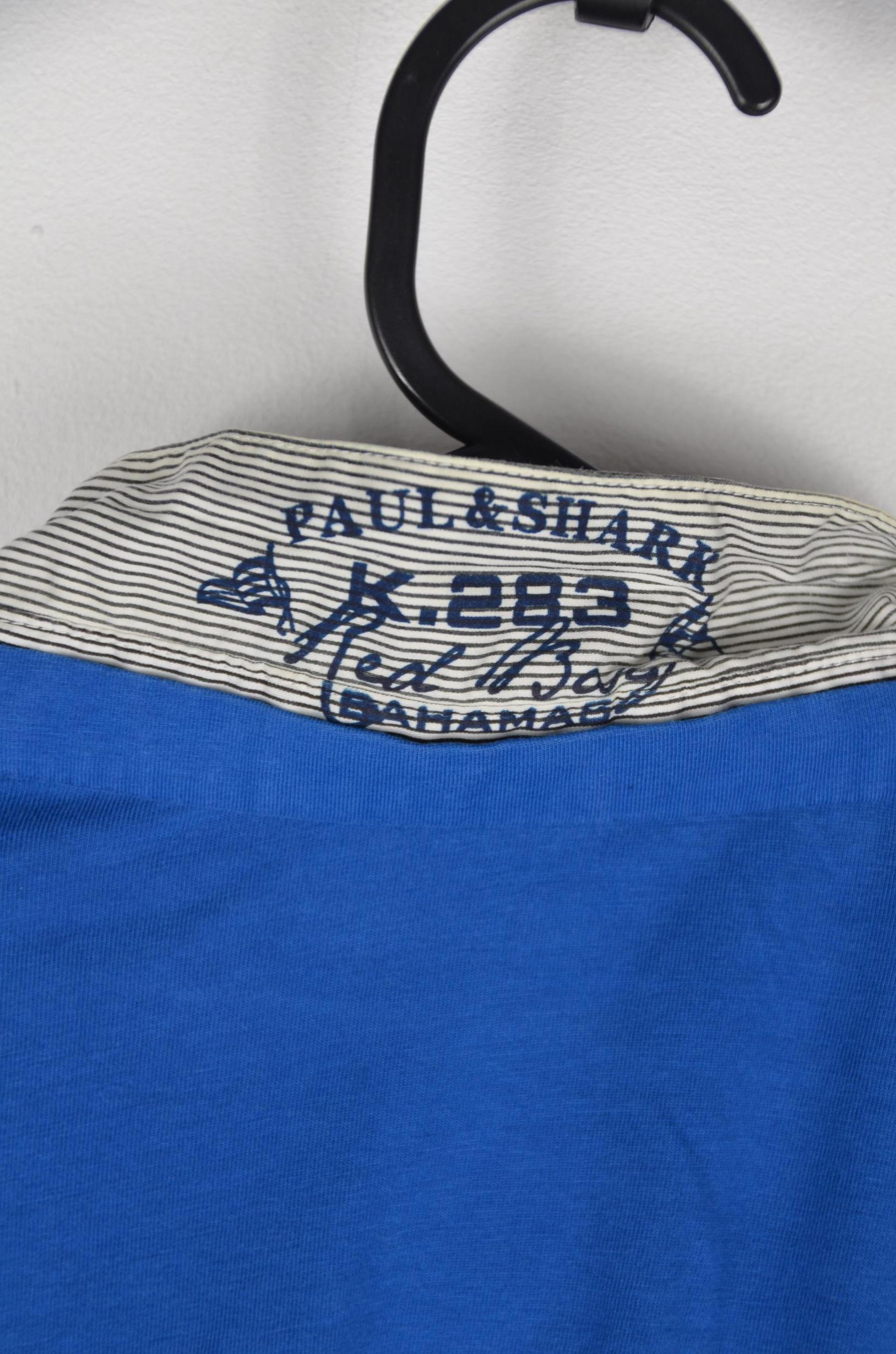 Paul & Shark Blue Collared Sweater thumbnail 3