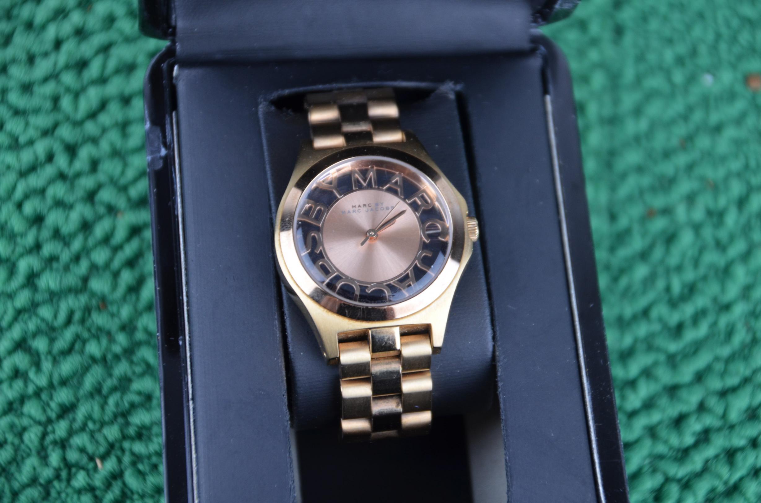 Marc by Marc Jacobs Gold Watch RRP 240