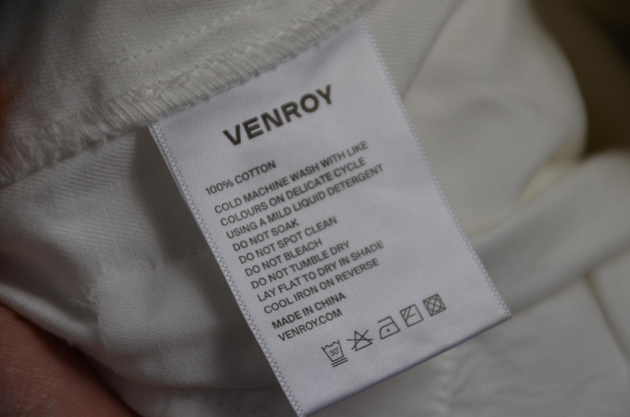 Venroy Mens White Cargo Pants thumbnail 5