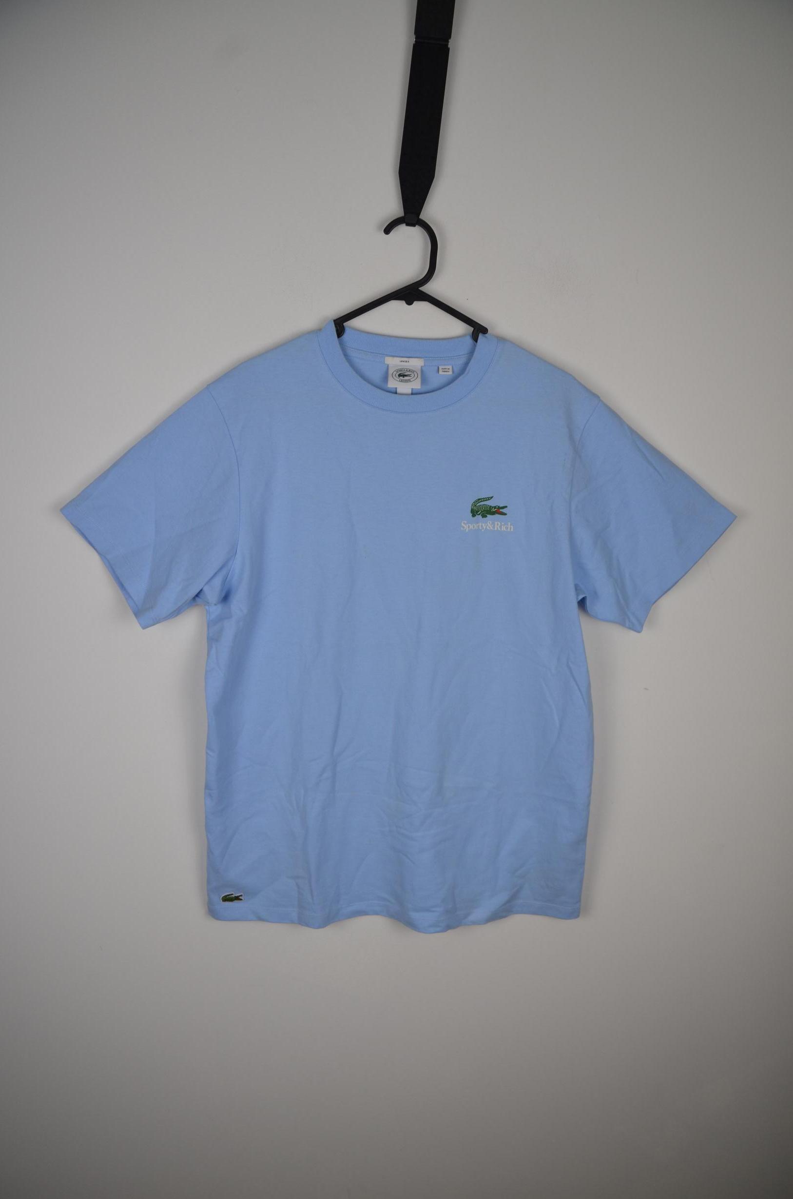 Lacoste Mens Blue T-shirts