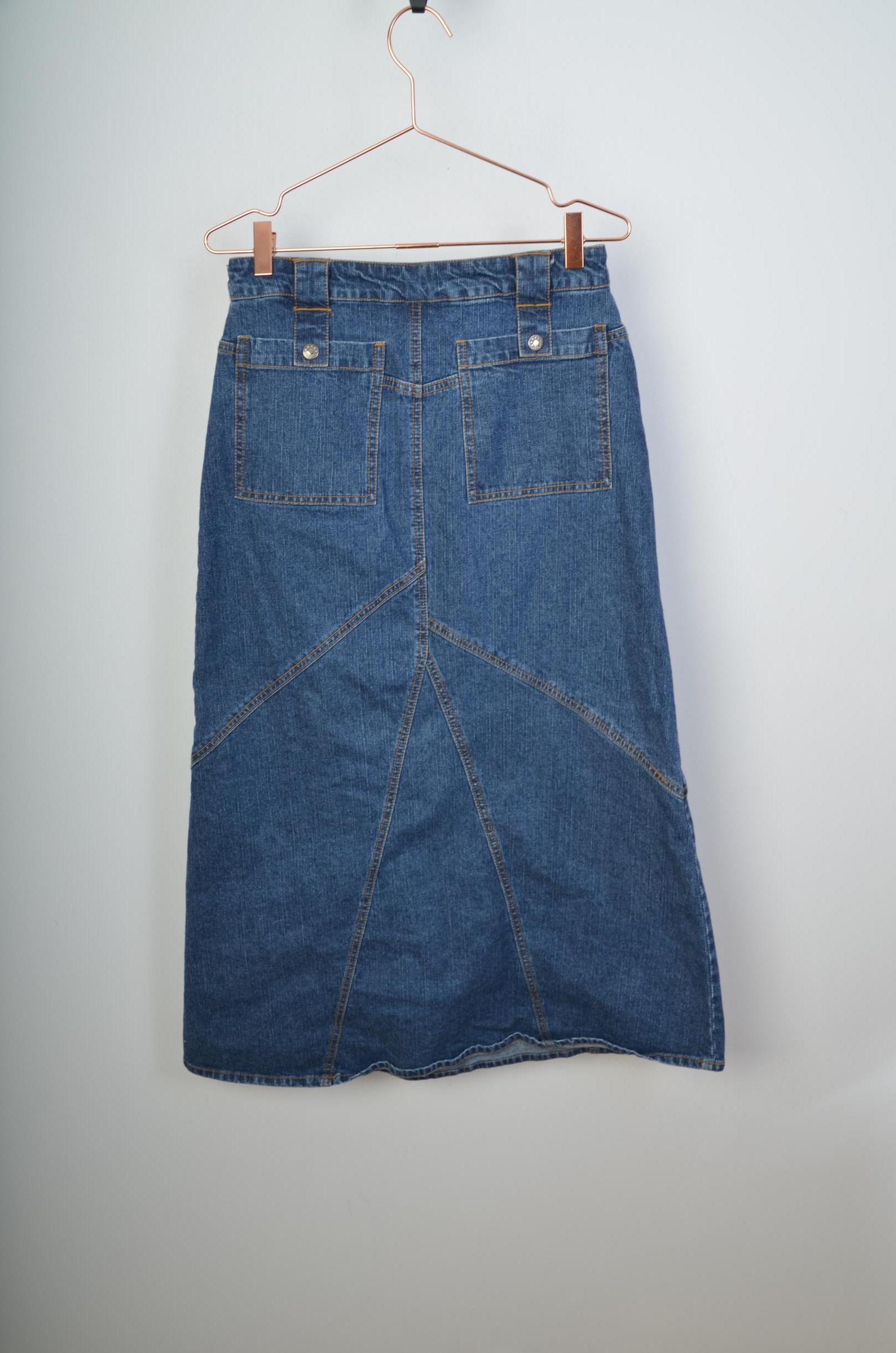 Vintage Womens Denim Skirt thumbnail 2