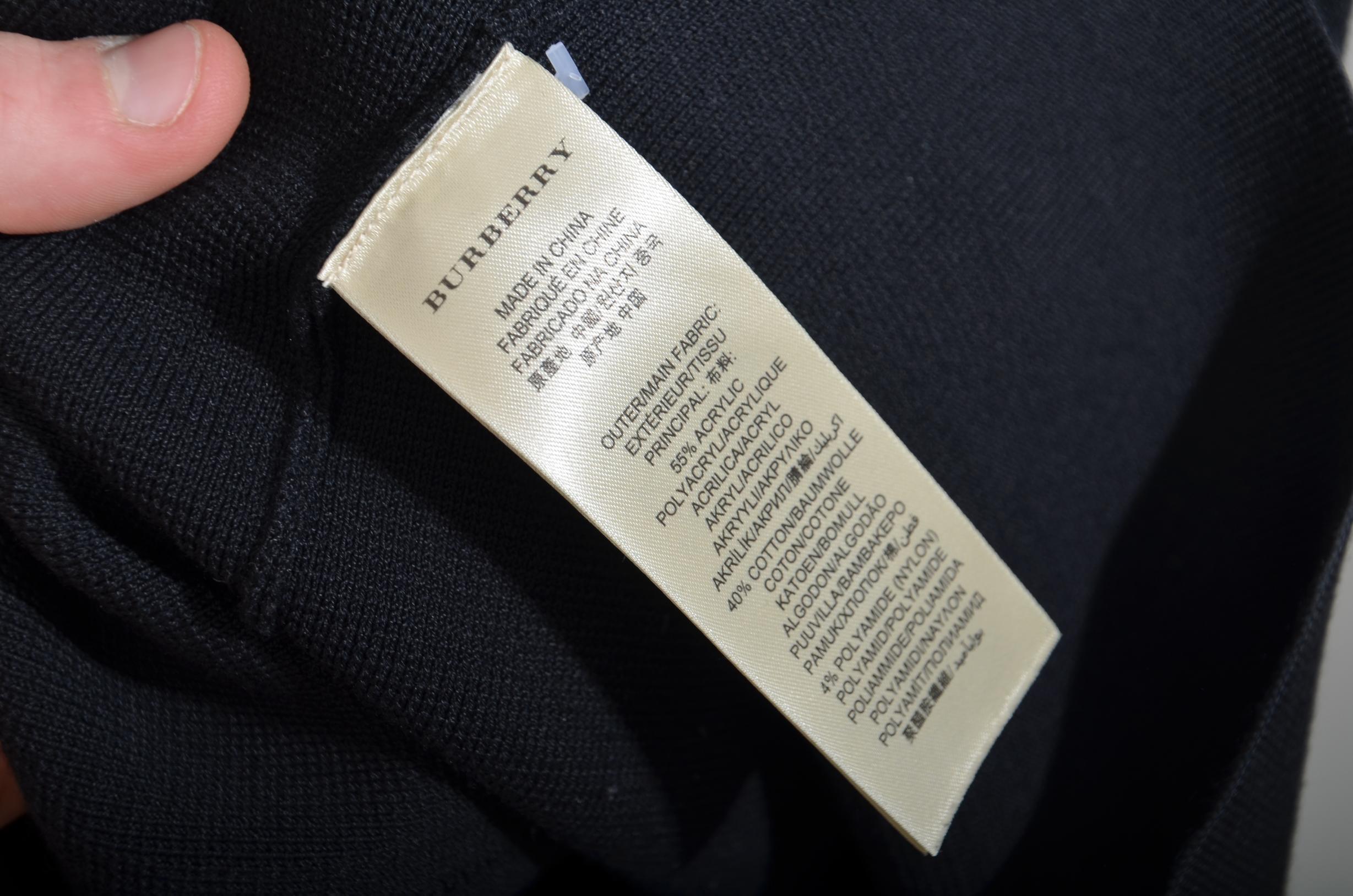 Burberry Womens Black Midi Dress thumbnail 8