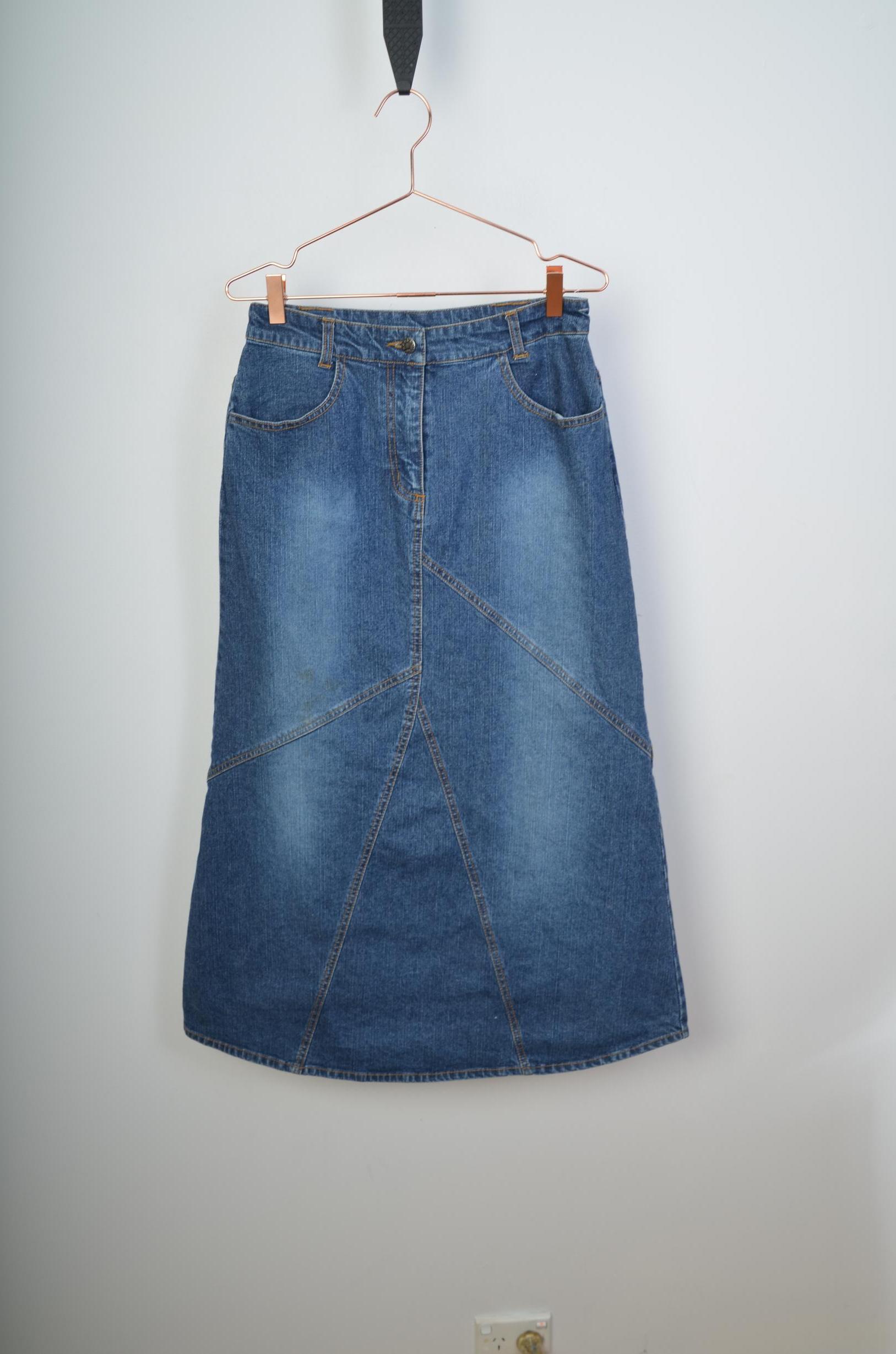 Vintage Womens Denim Skirt