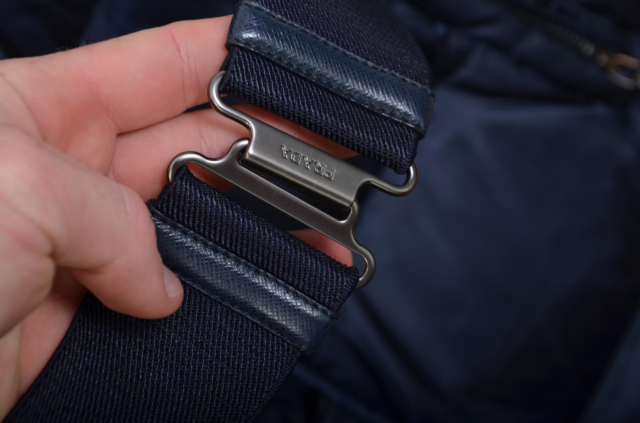 Prada Navy Blue Puffer Jackets thumbnail 5