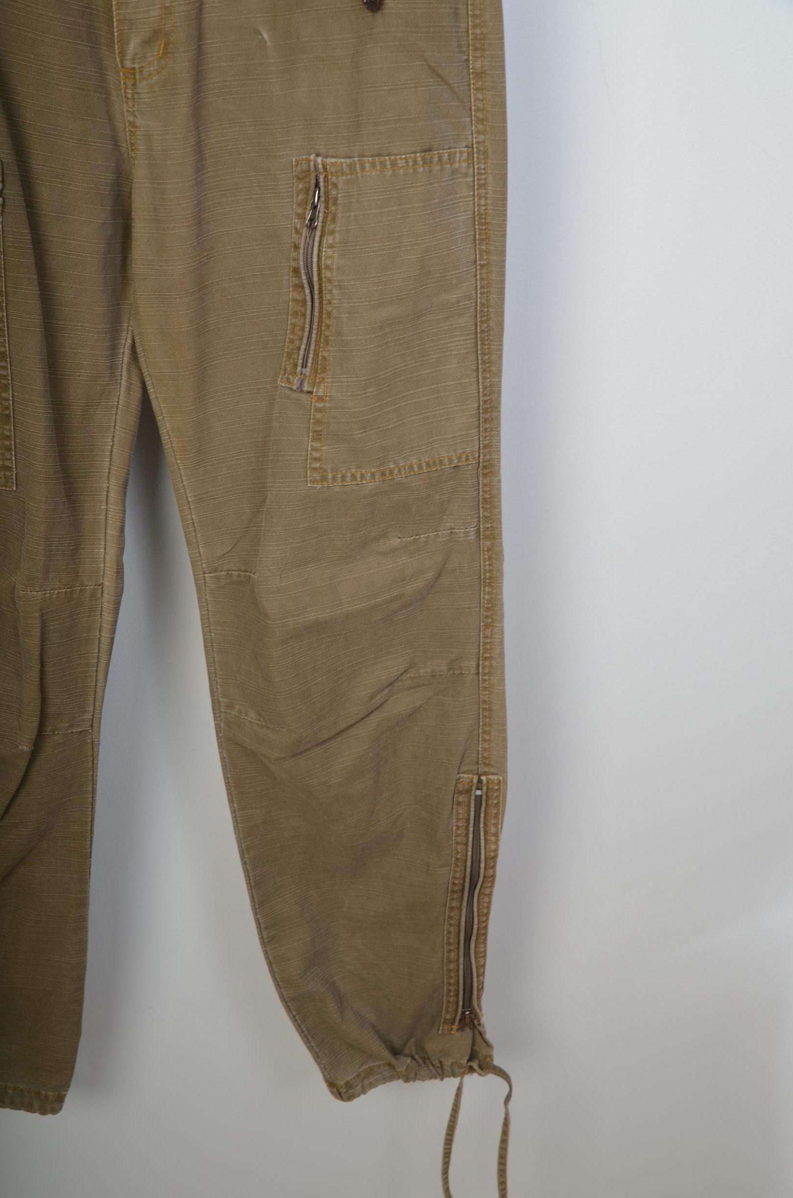 Vintage Korean Brown Cargo Pants thumbnail 5