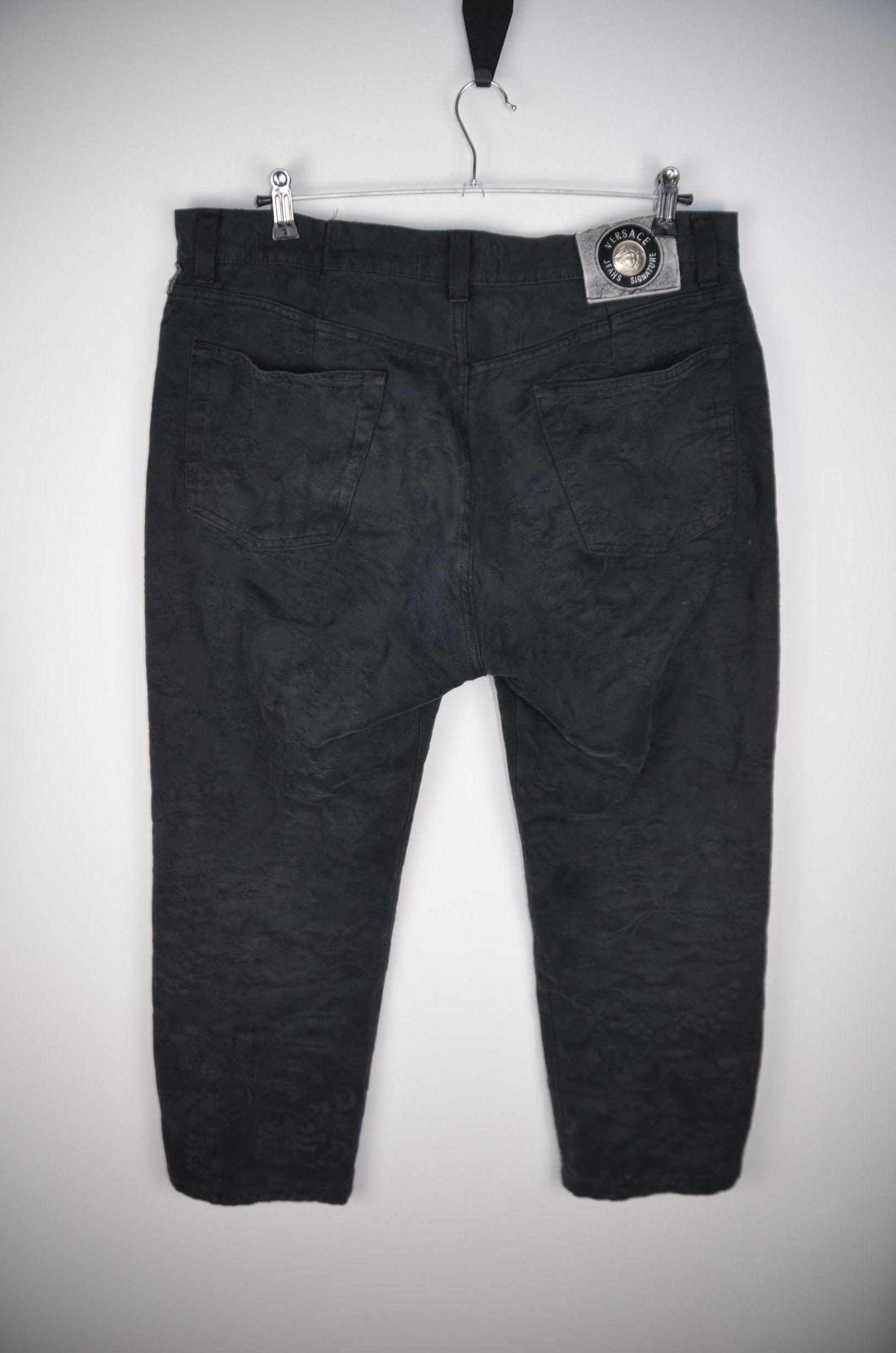 Versace mens Black Jeans thumbnail 2