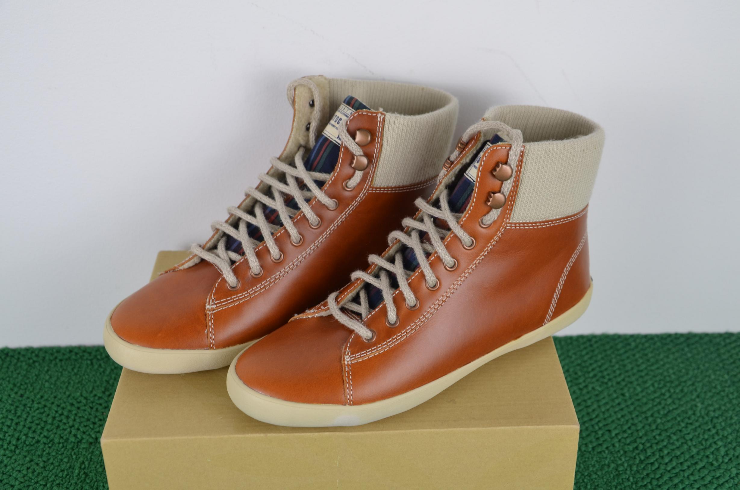 Fred Perry Dead Stock Oiled Leather Sneakers thumbnail 2