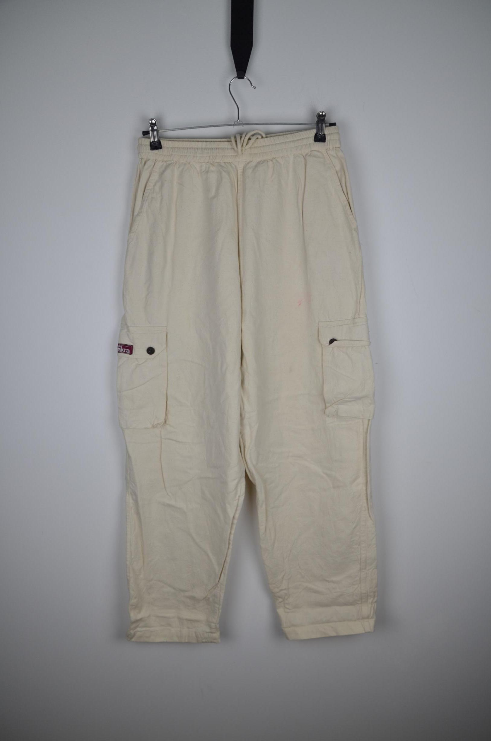 Chakra White Cargo Pants