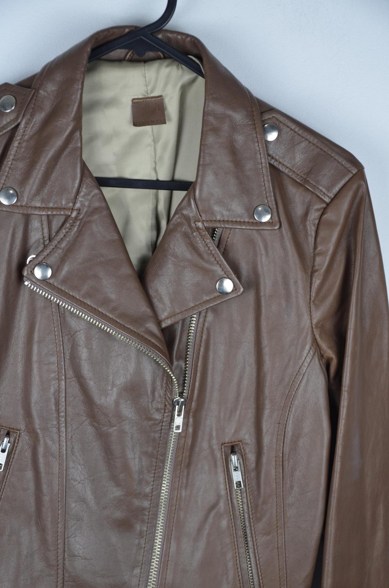 Bisonte Womens Leather Jackets thumbnail 4