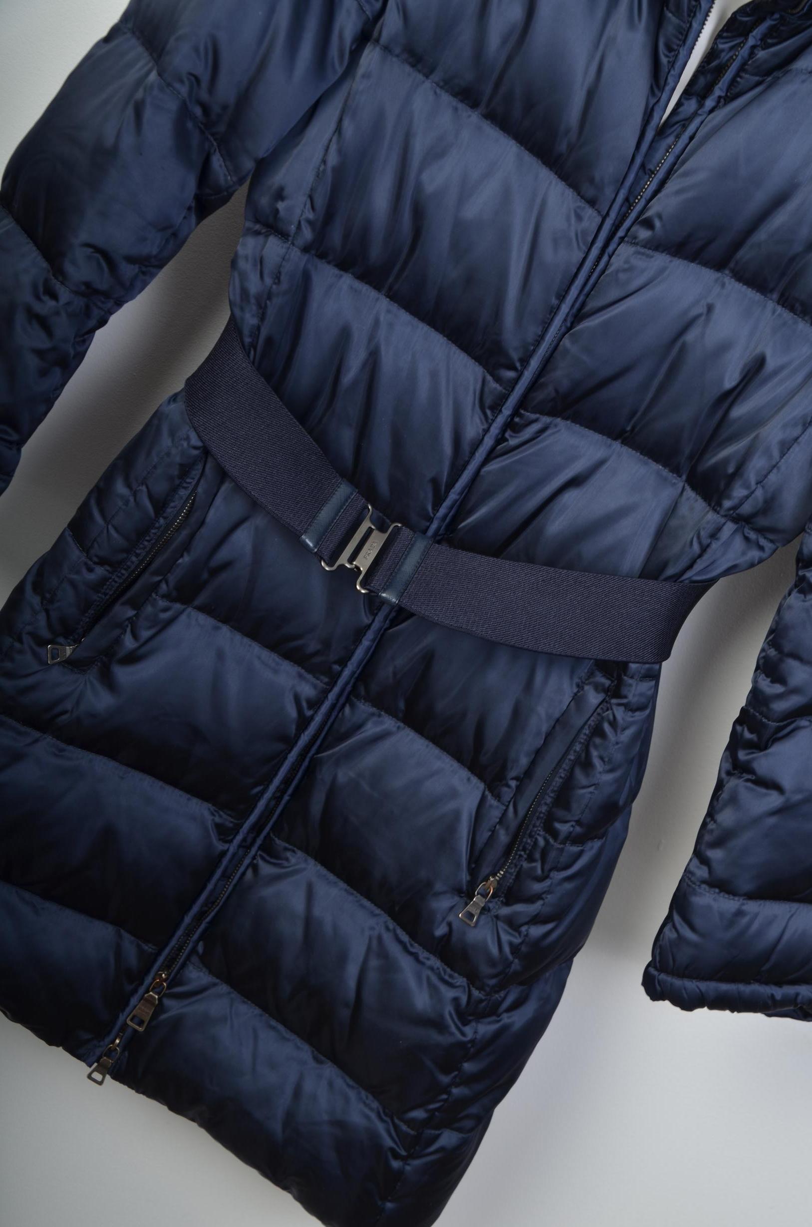 Prada Navy Blue Puffer Jackets thumbnail 3