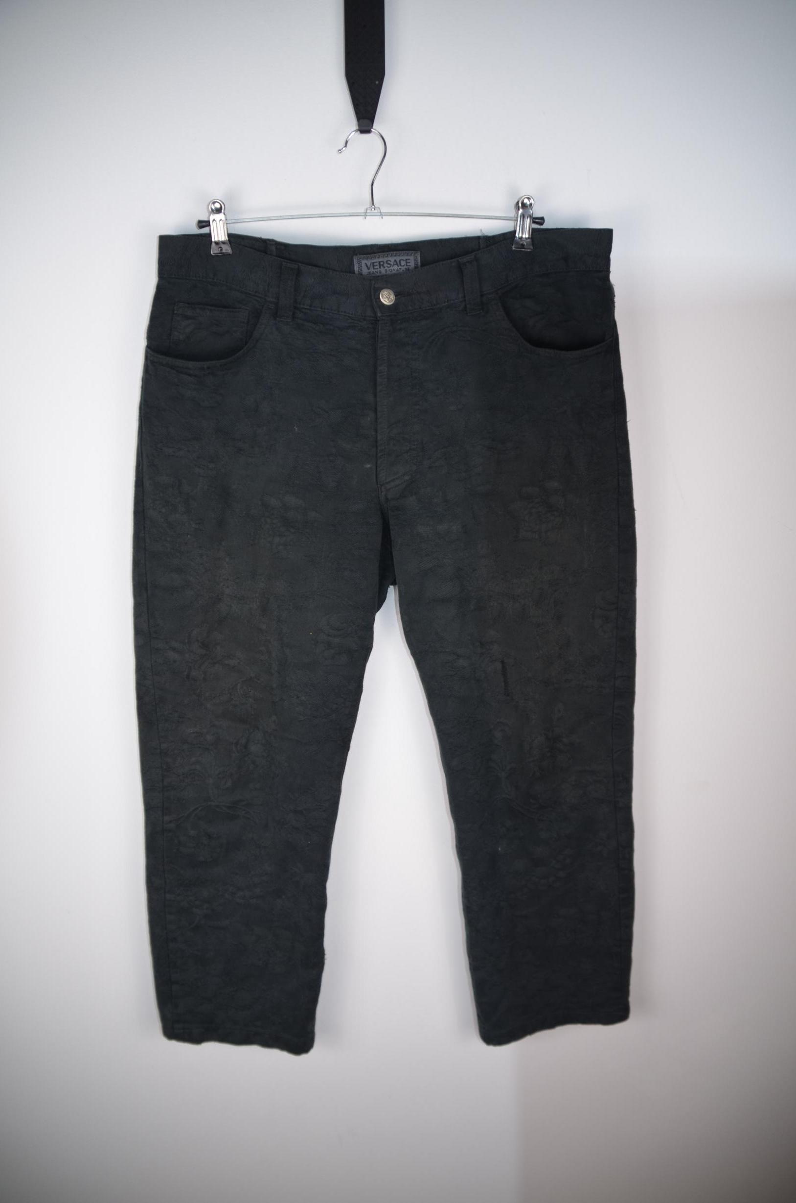 Versace mens Black Jeans