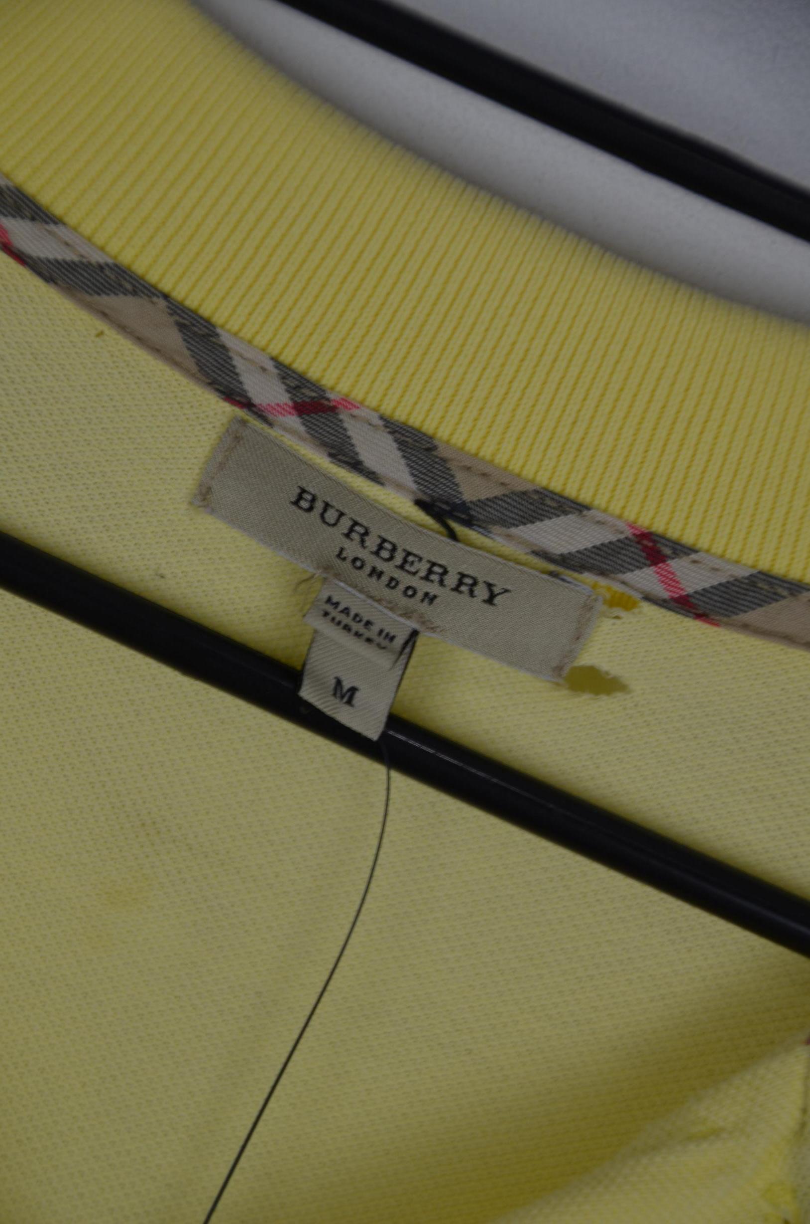 Burberry Mens Yellow T-shirts thumbnail 3