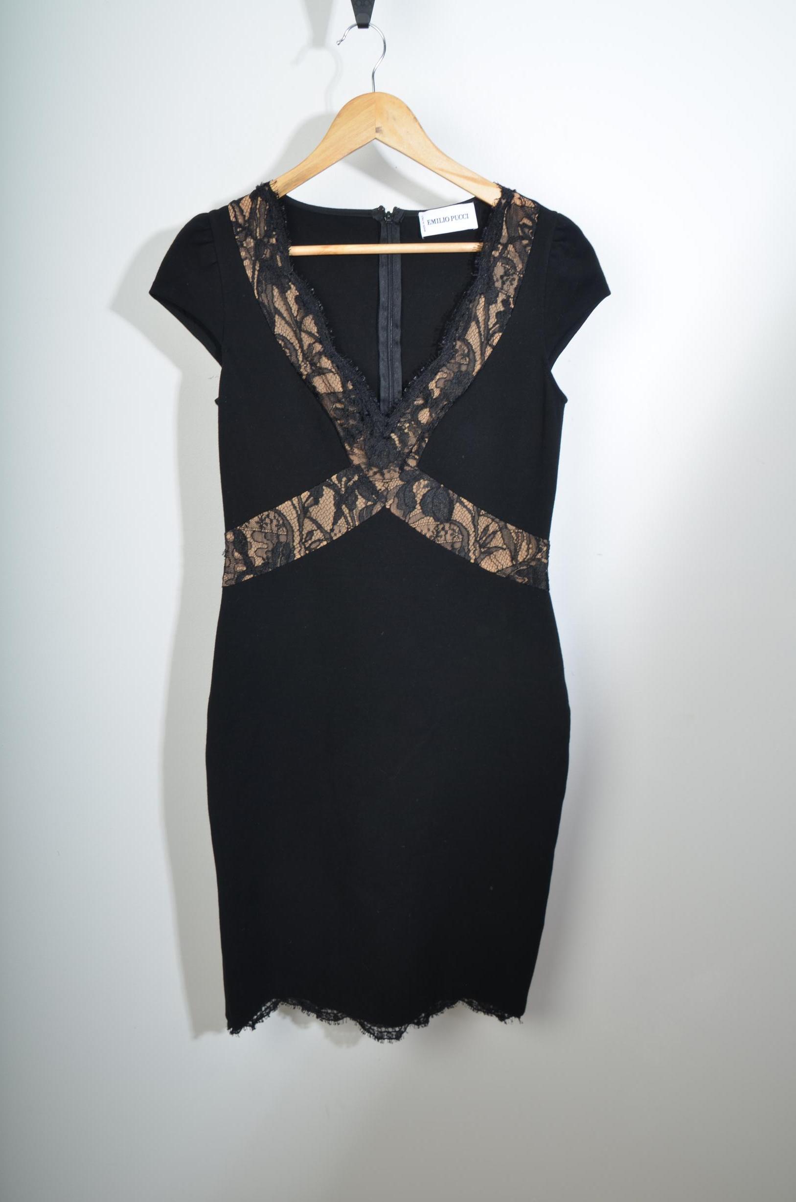 Emilio Pucci Womens Black Bodycon Dresses