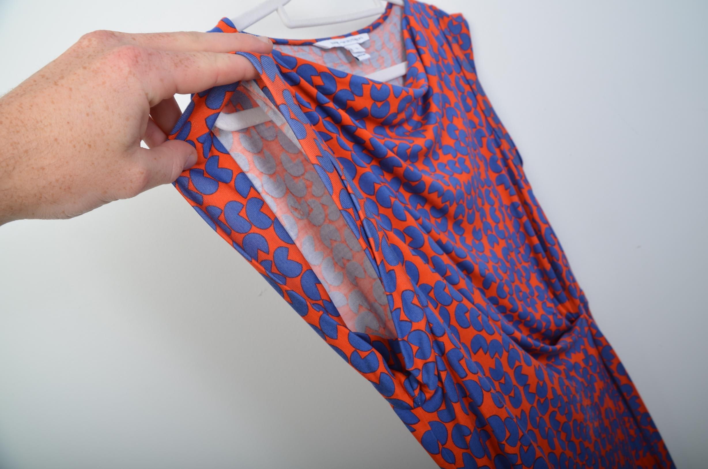 Diane Von Furstenberg Womens Orange Casual Dresses thumbnail 5