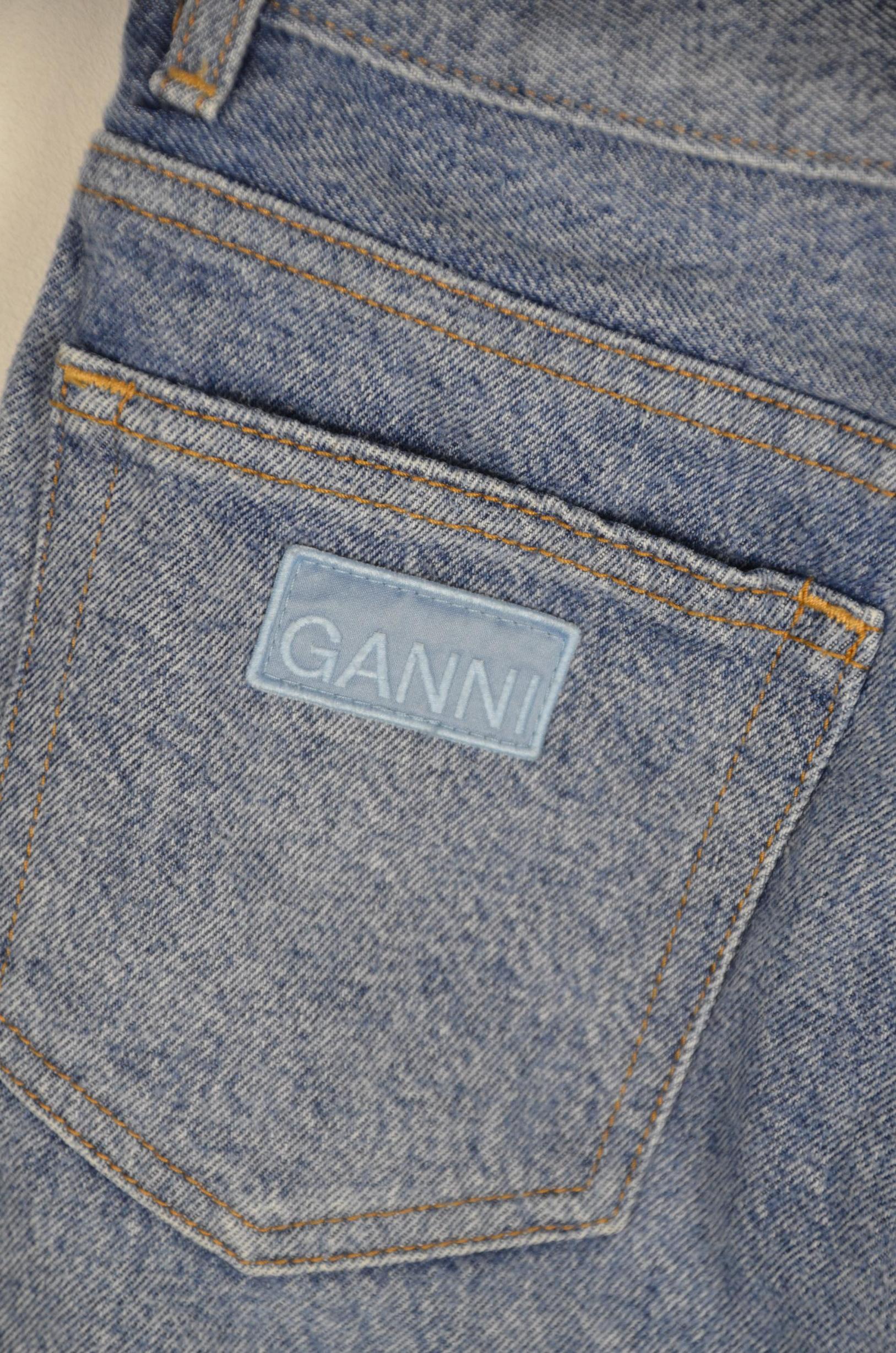 Ganni womens Blue Jeans thumbnail 3