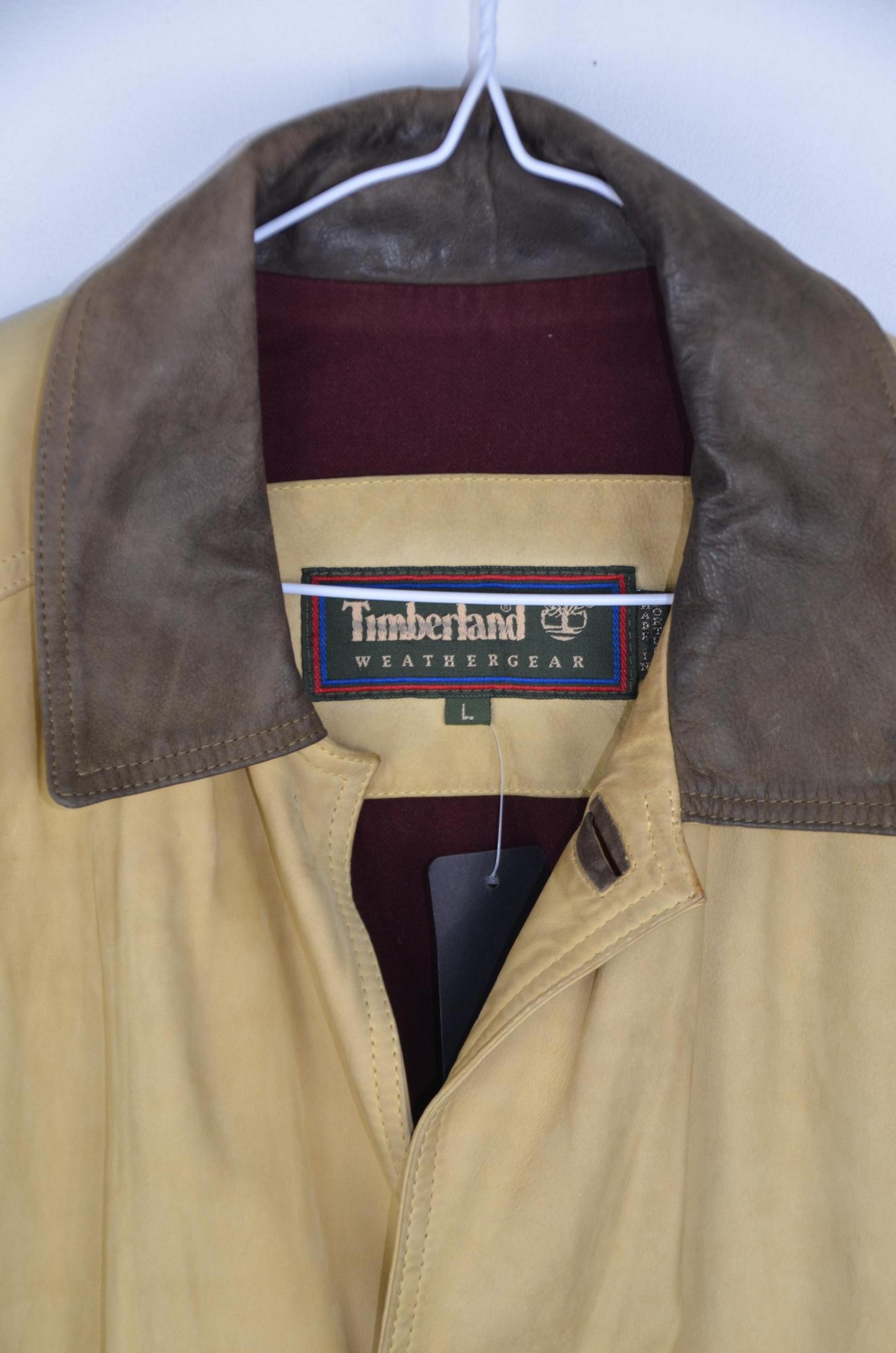 Timberland Mens Leather Field Jacket thumbnail 3
