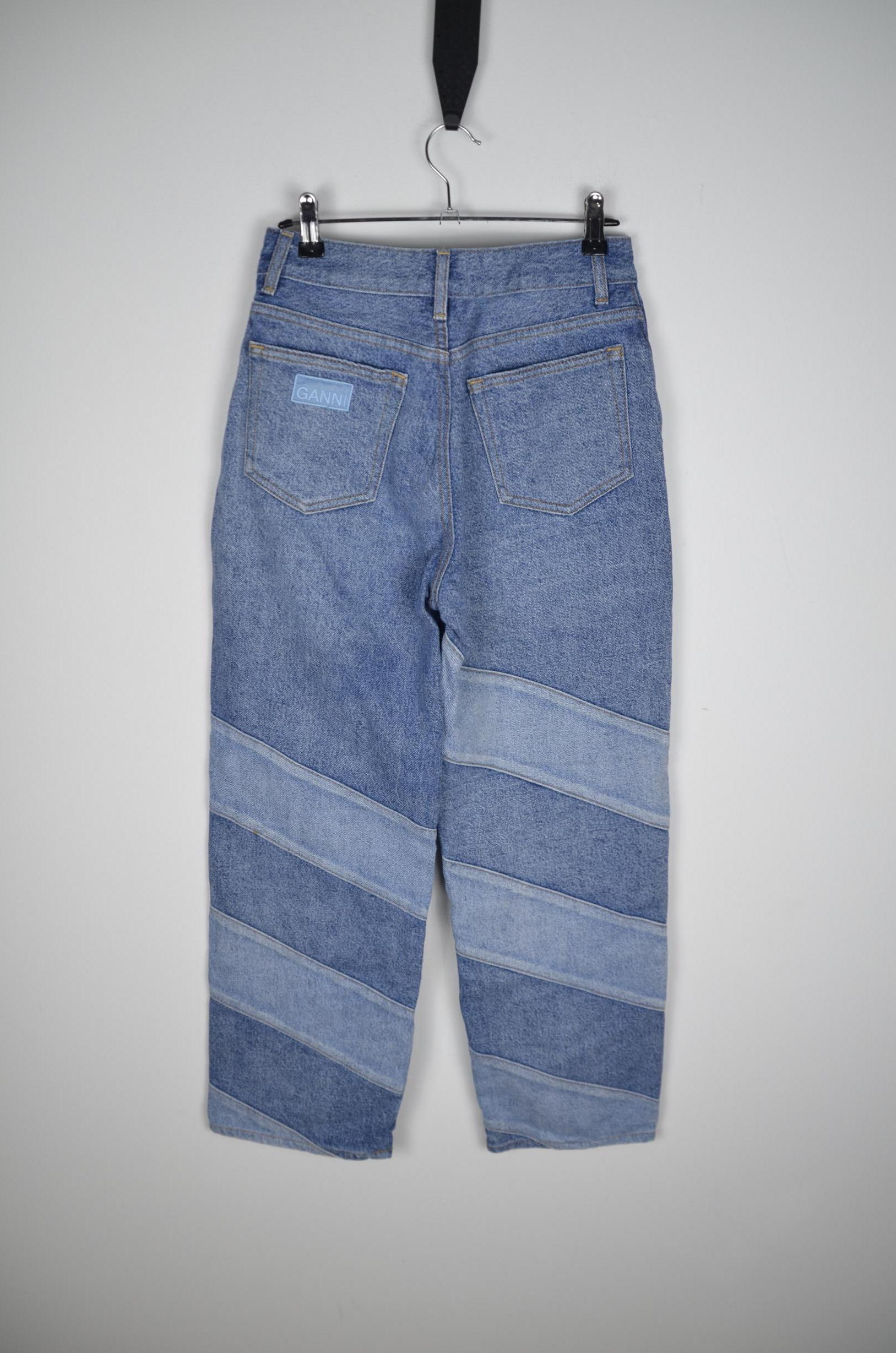 Ganni womens Blue Jeans thumbnail 2