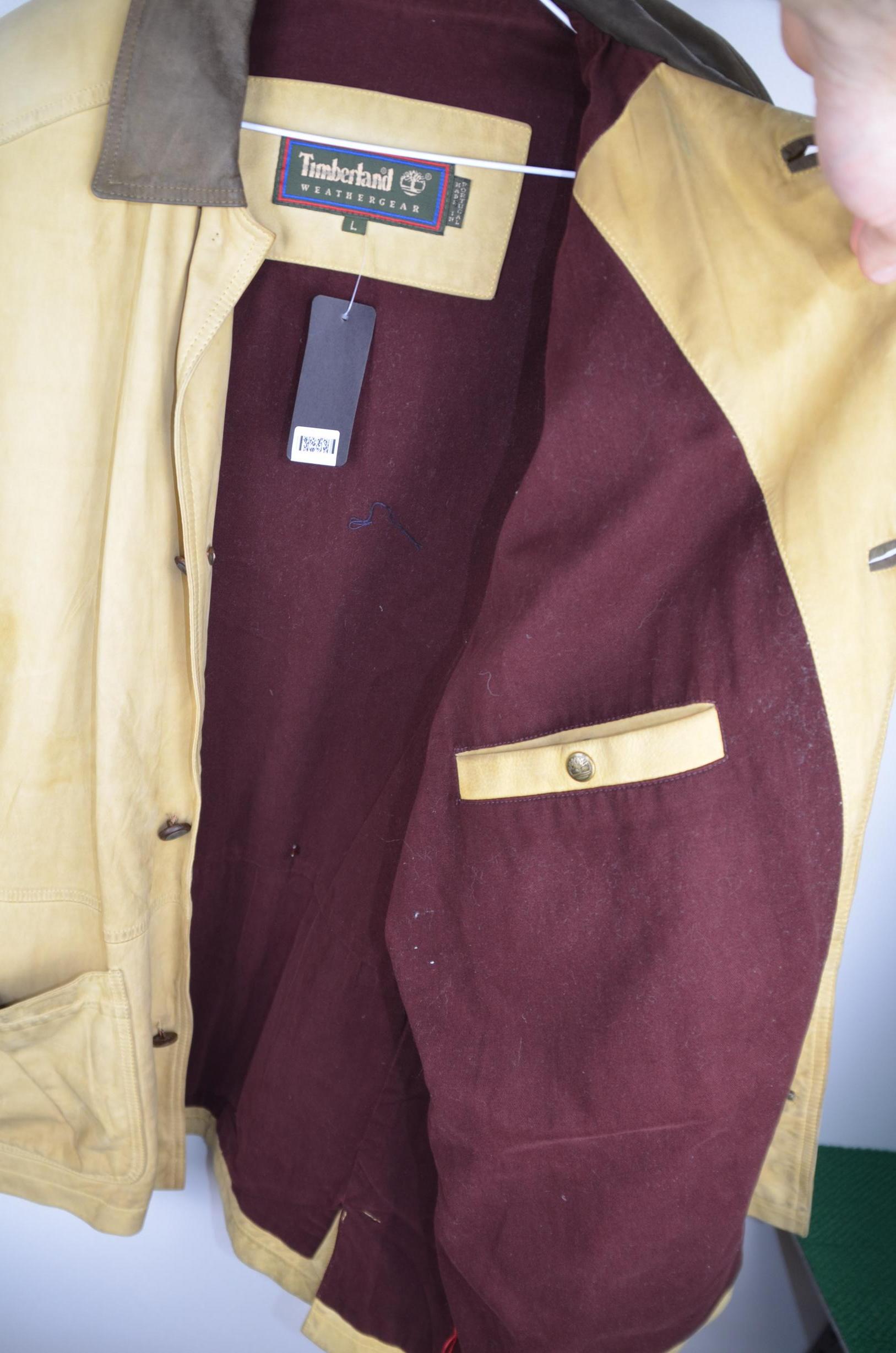 Timberland Mens Leather Field Jacket thumbnail 5