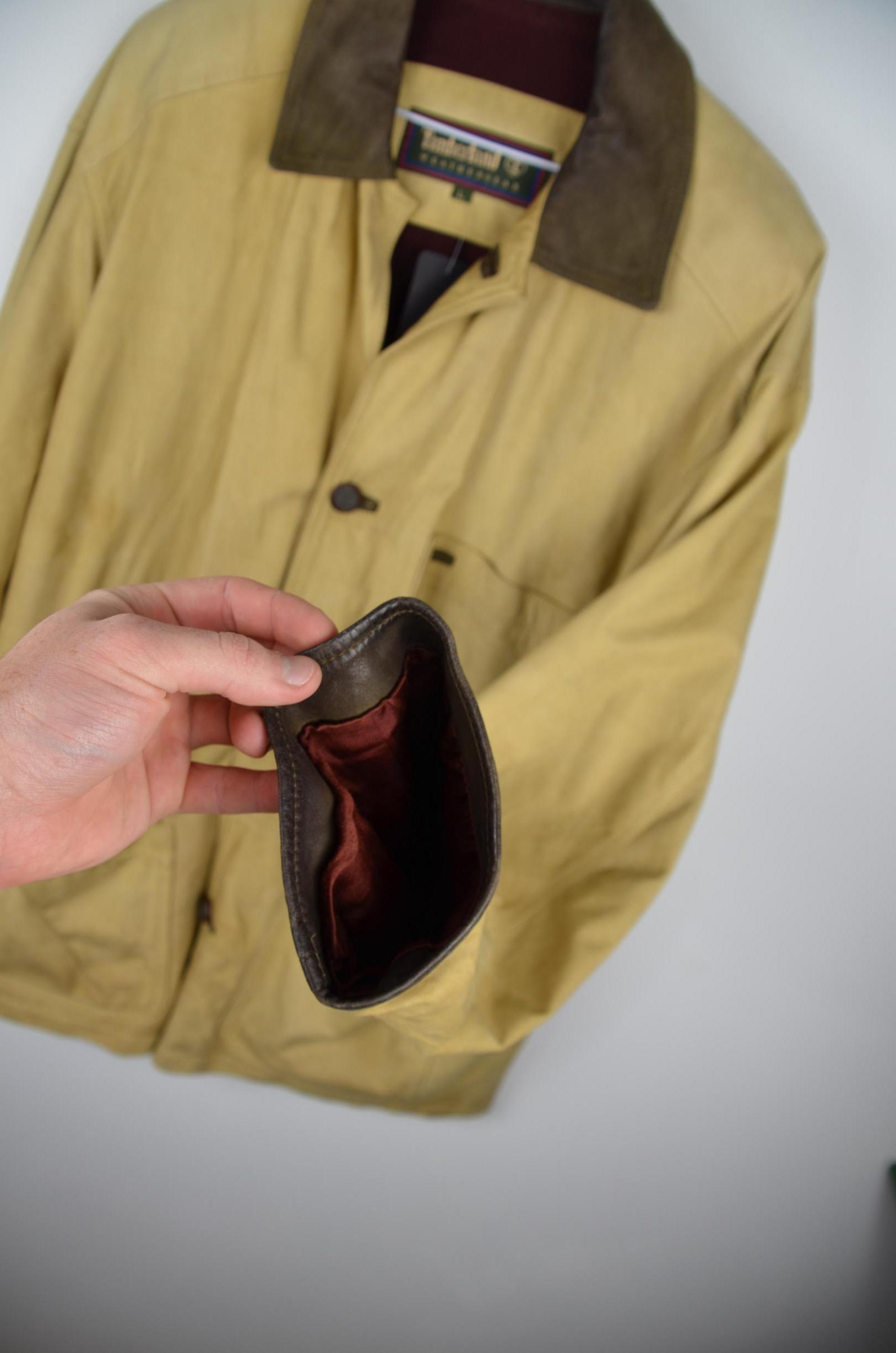 Timberland Mens Leather Field Jacket thumbnail 4