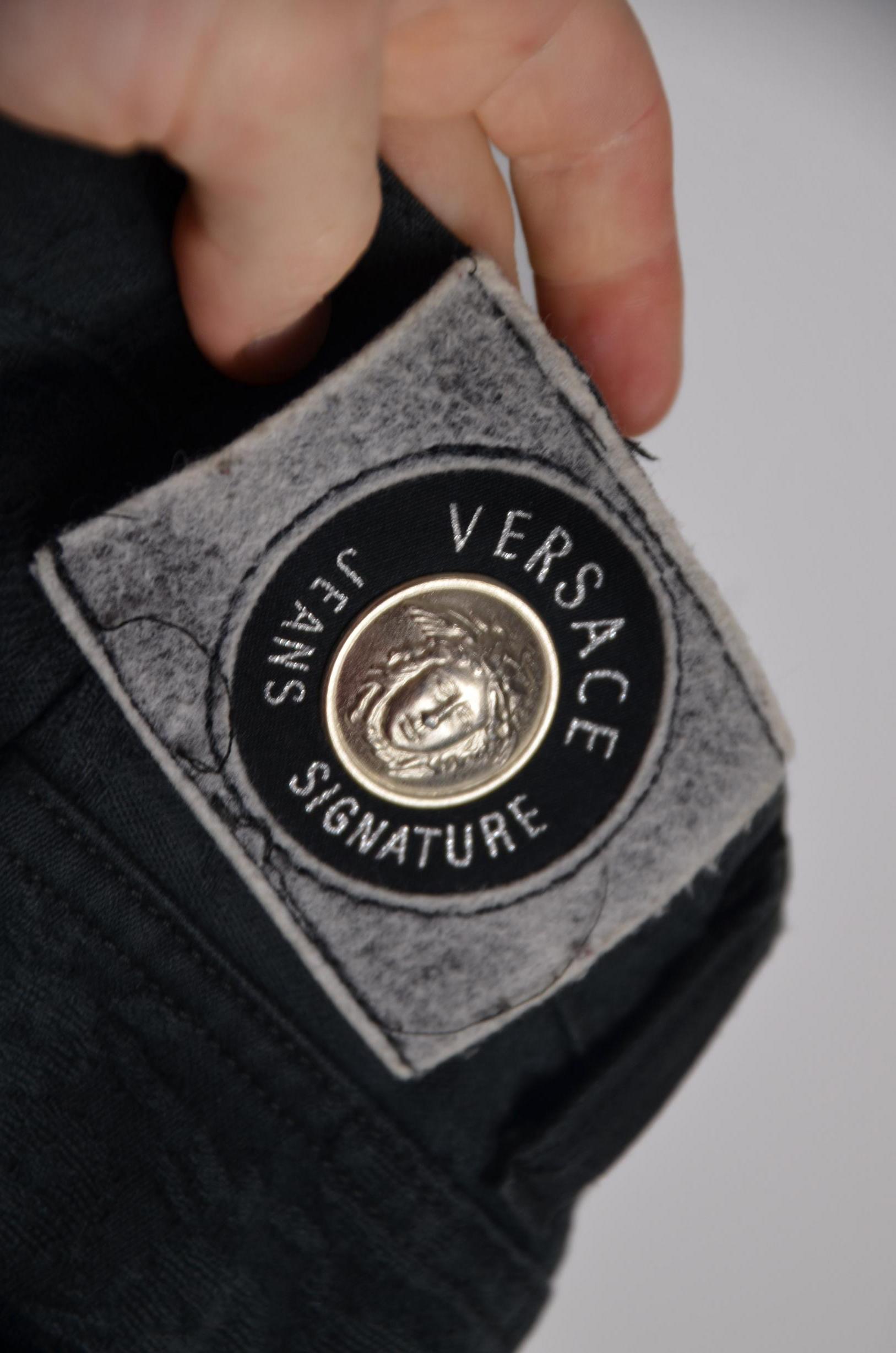 Versace mens Black Jeans thumbnail 4