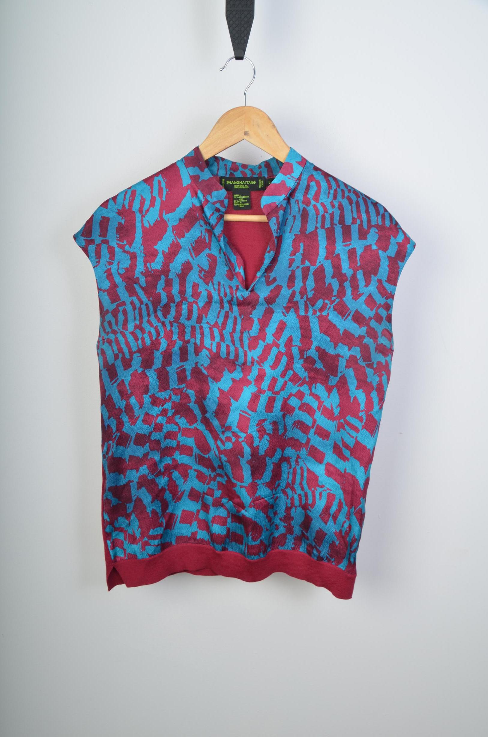 Shanghai Tang Womens Red T-shirts