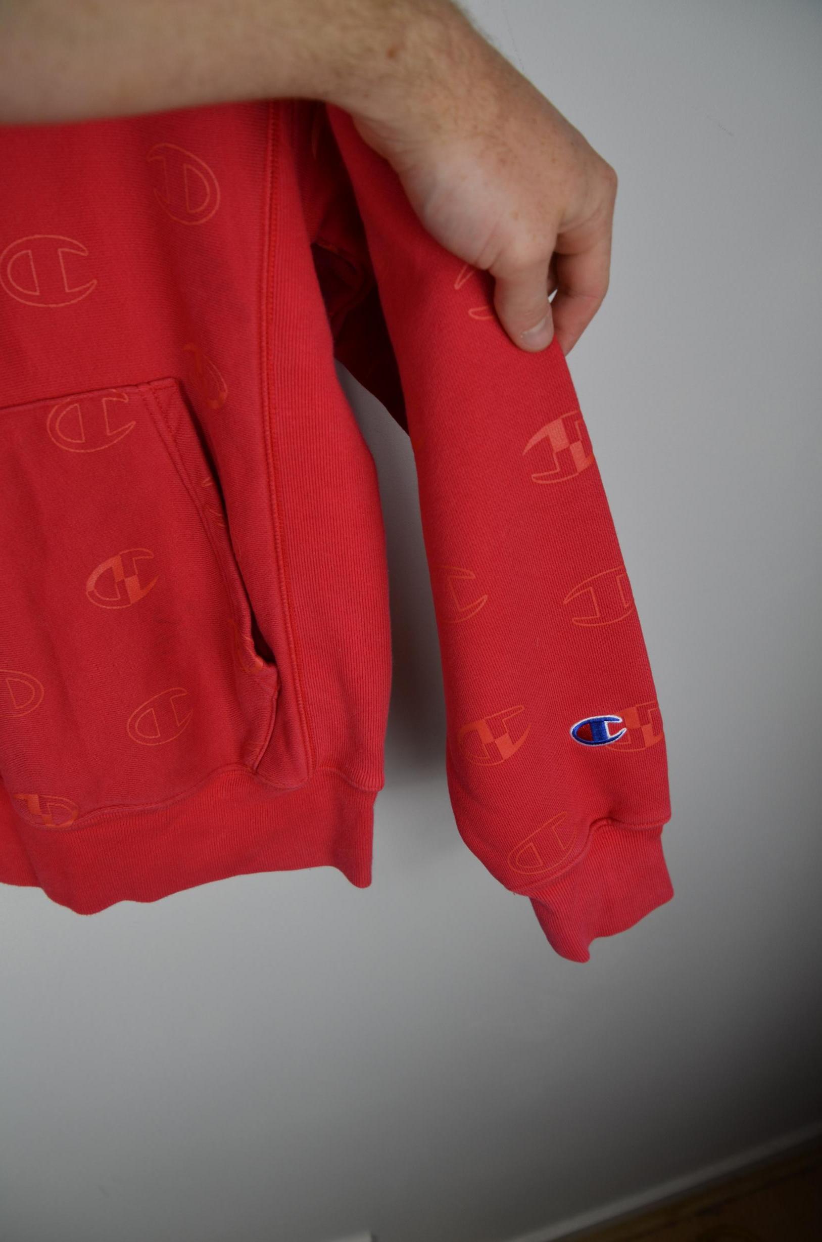 Champion  Red Hoodie thumbnail 4