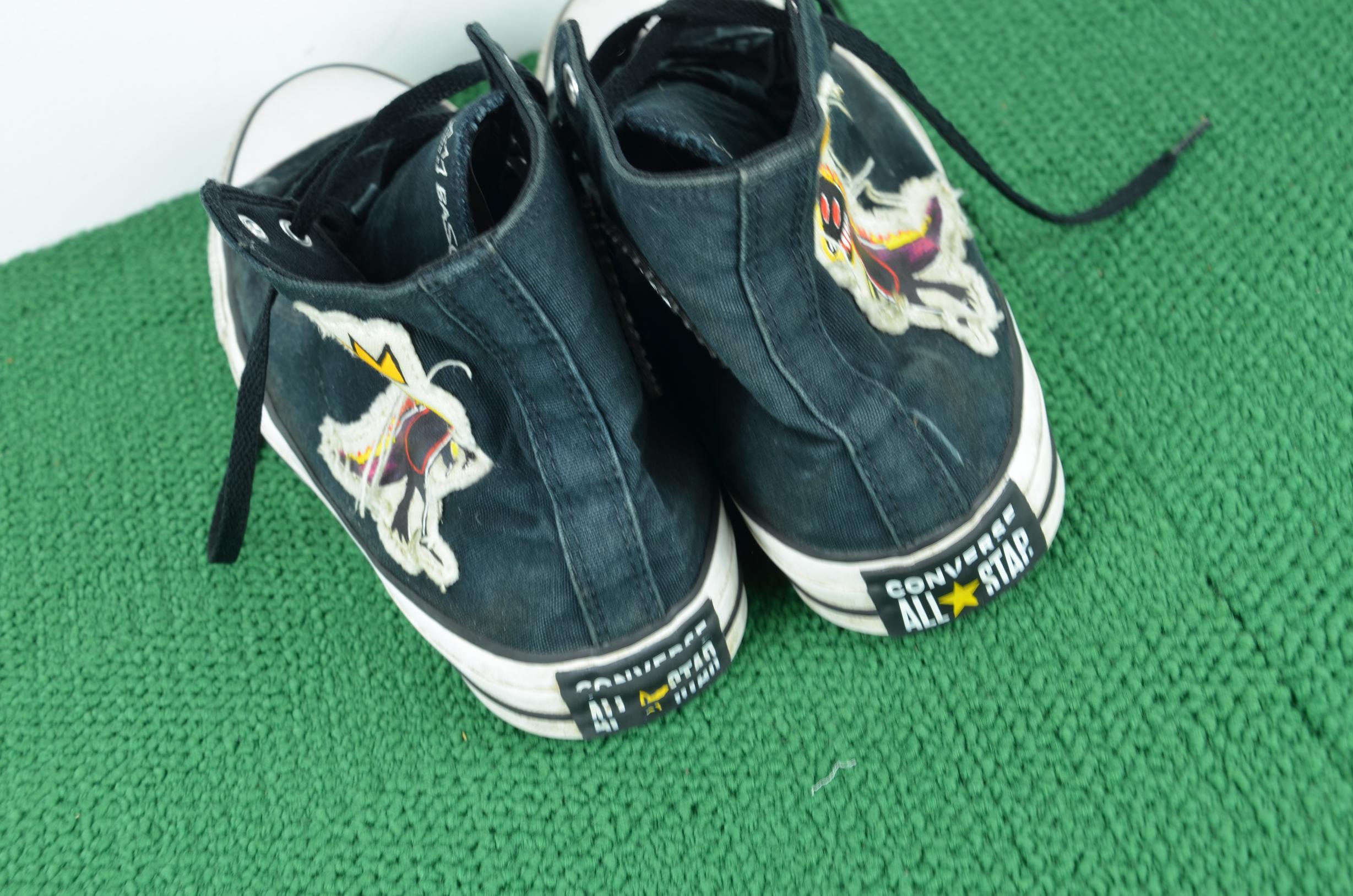 Converse Jean-Michel Basquiat Chuck Taylor Black All Star Collab thumbnail 4