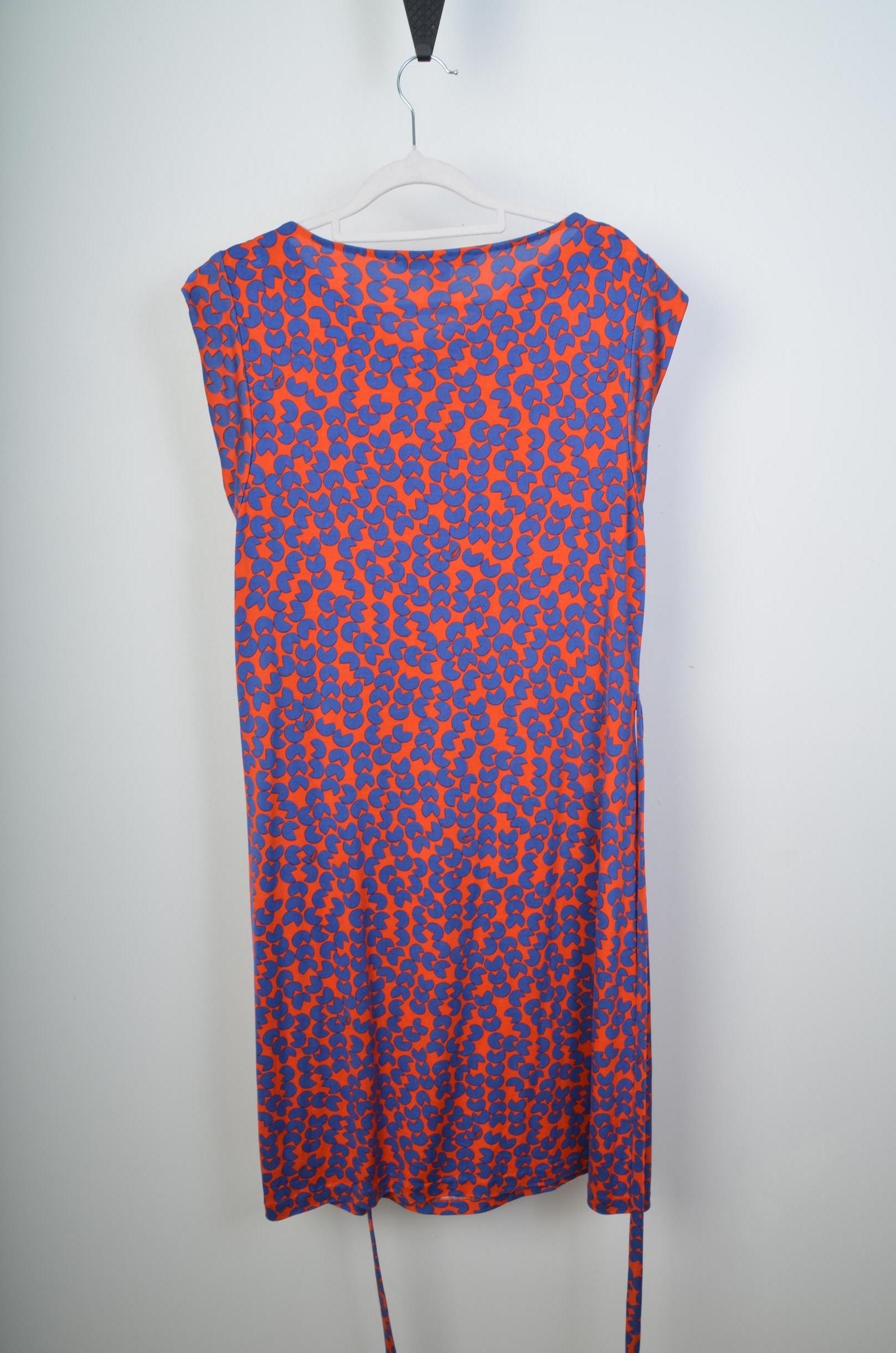 Diane Von Furstenberg Womens Orange Casual Dresses thumbnail 2