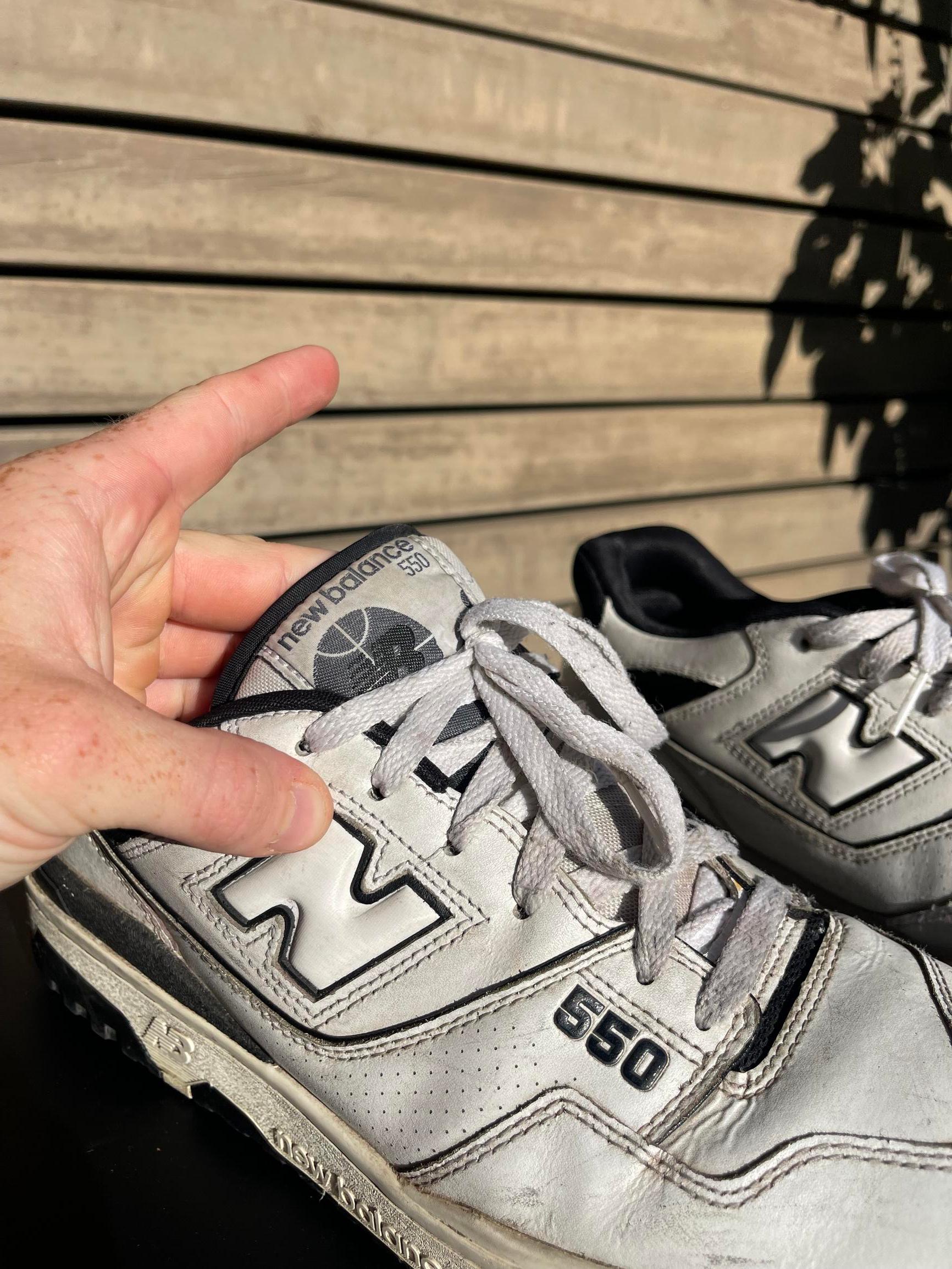 New Balance Mens White Sneakers thumbnail 4