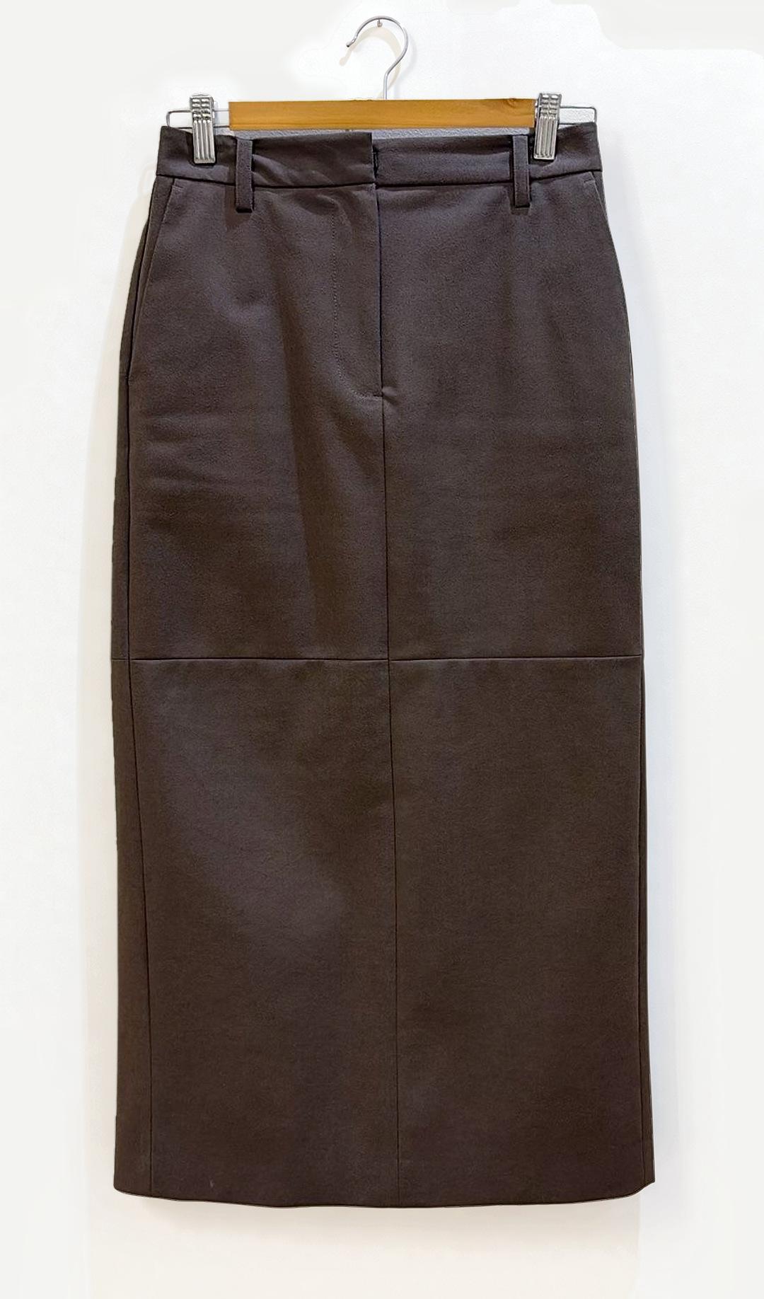 Witchery Brown Maxi Skirt 6
