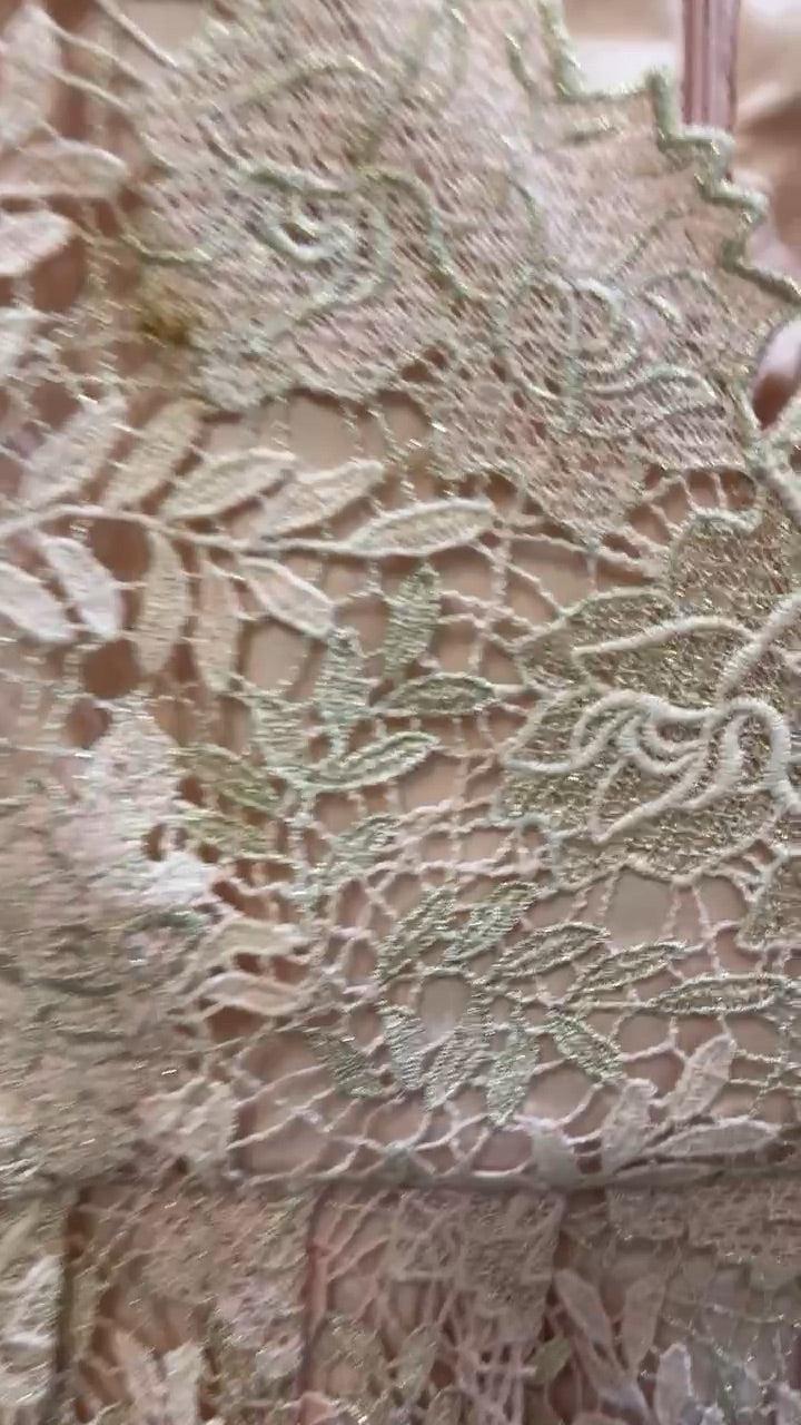 Moss & Spy Pink Lace Dress 10 thumbnail 3