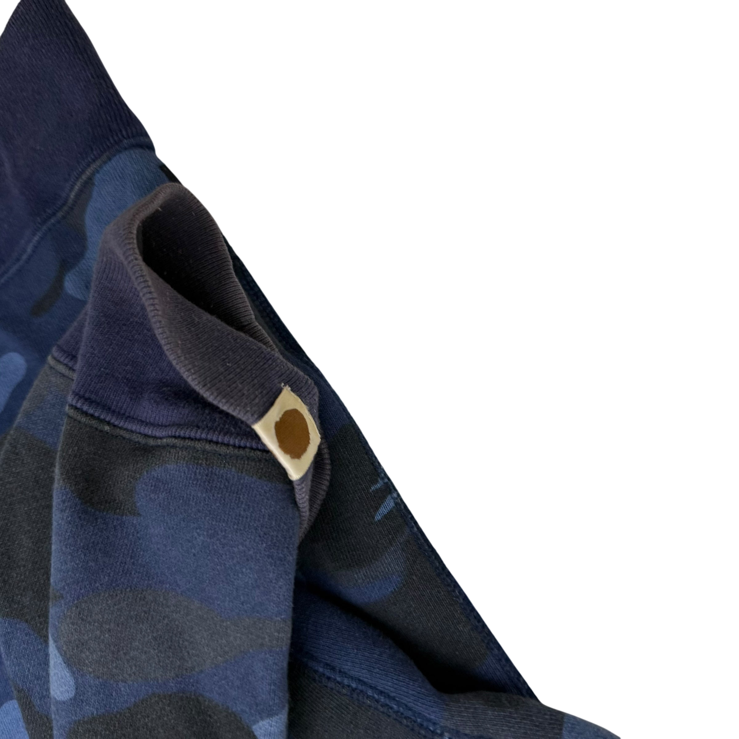 BAPE (A Bathing Ape) 1st Camo Hoodie Blue (Fits XL) thumbnail 3