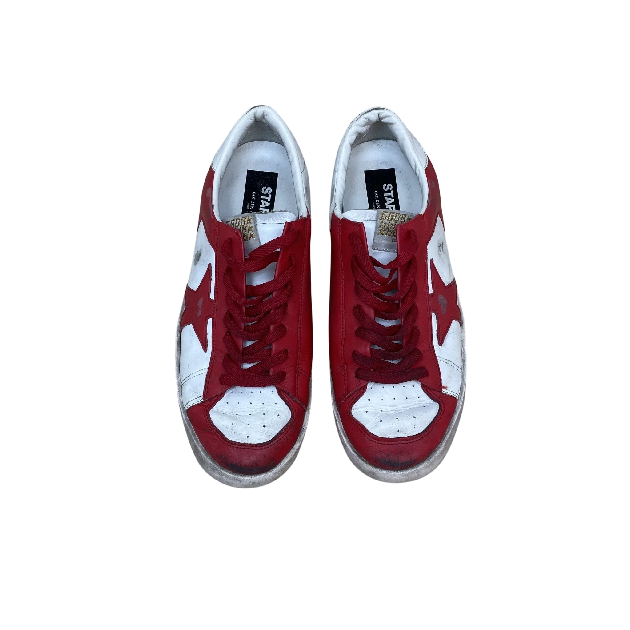 Golden Goose Leather Stardan Sneakers Red/White (Size 44) thumbnail 2