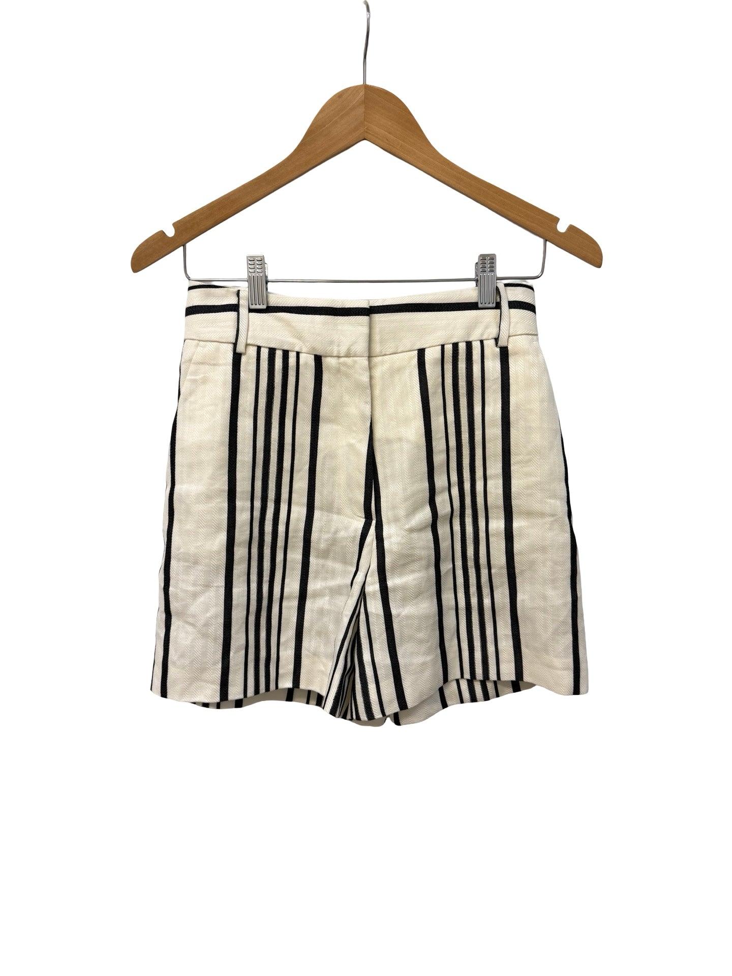 Reiss Black & White Shorts US6