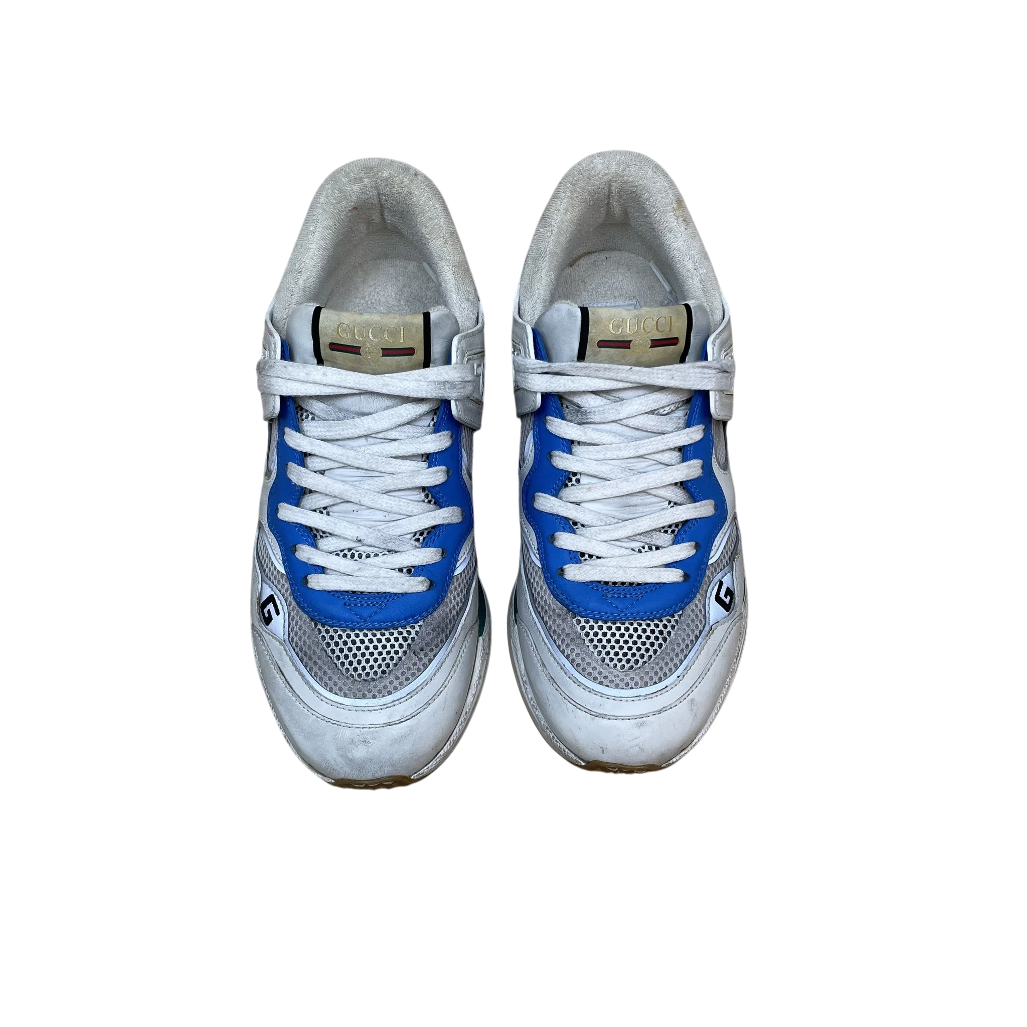 Gucci Ultrapace Sneakers White/Blue/Green (Size US7/EU40-40.5) thumbnail 2