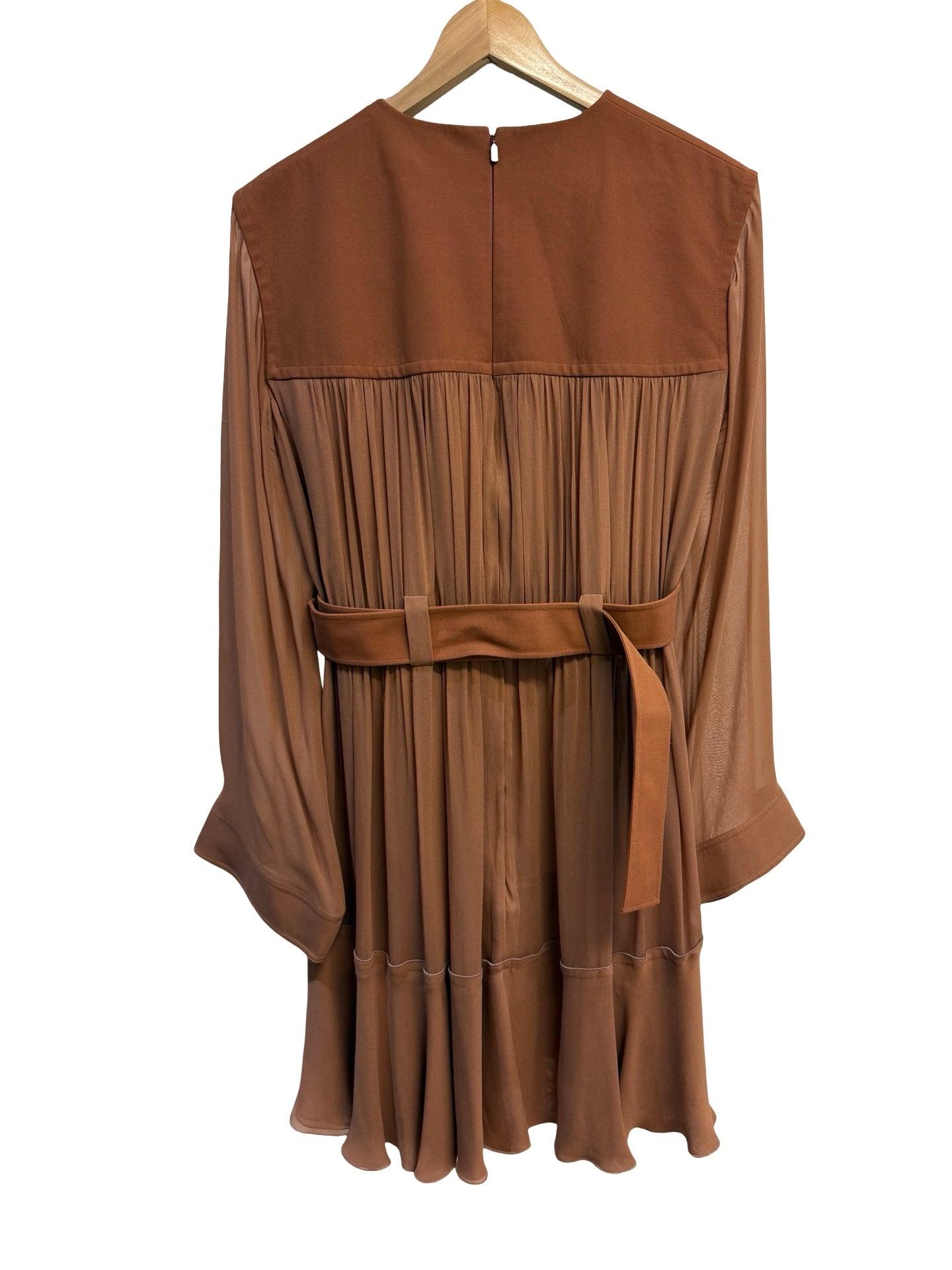 Chloe Camel Dress 38 thumbnail 2