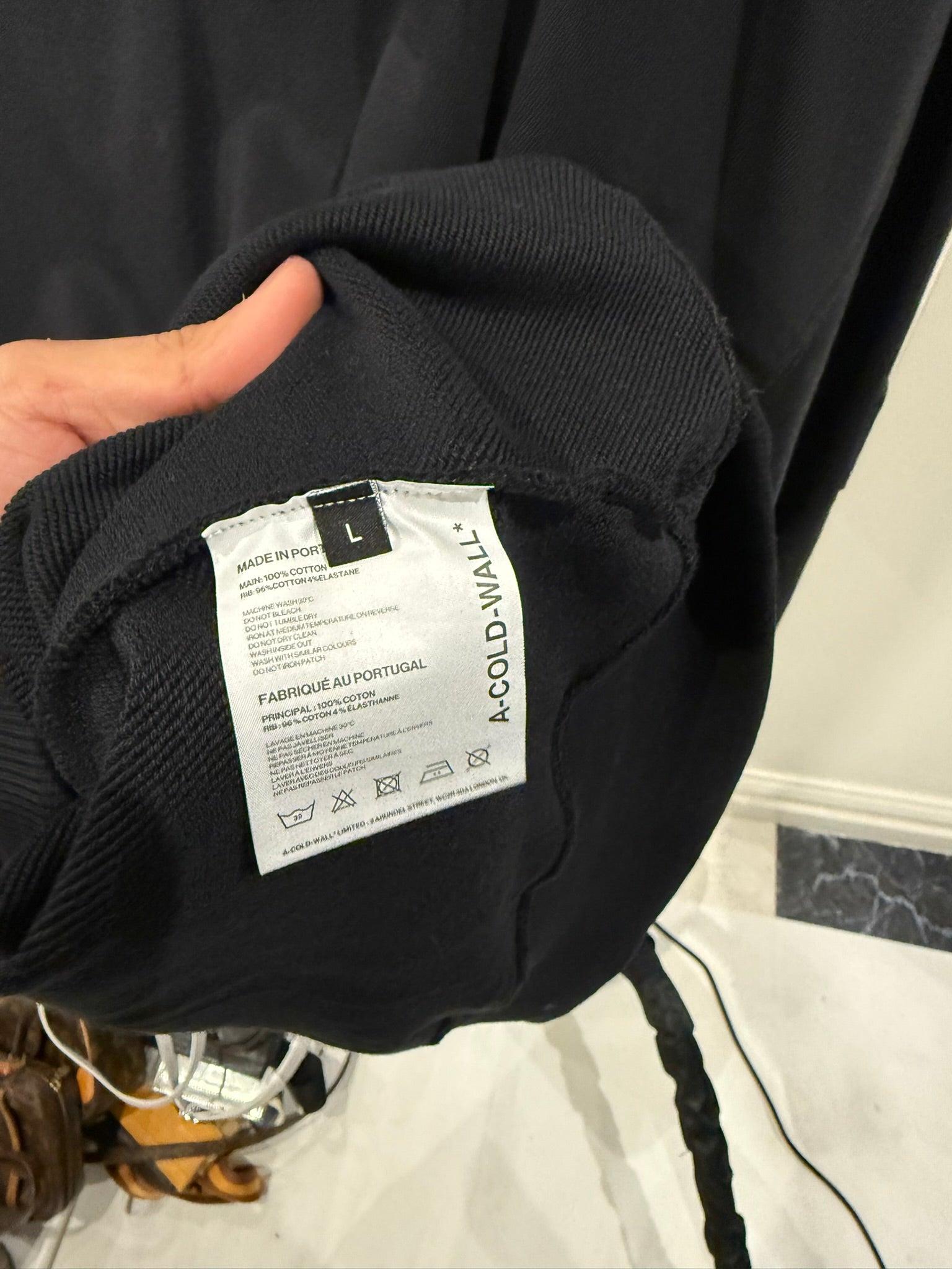 A-COLD-WALL* (ACW) Black Scan Hoodie Black (Size L) thumbnail 2